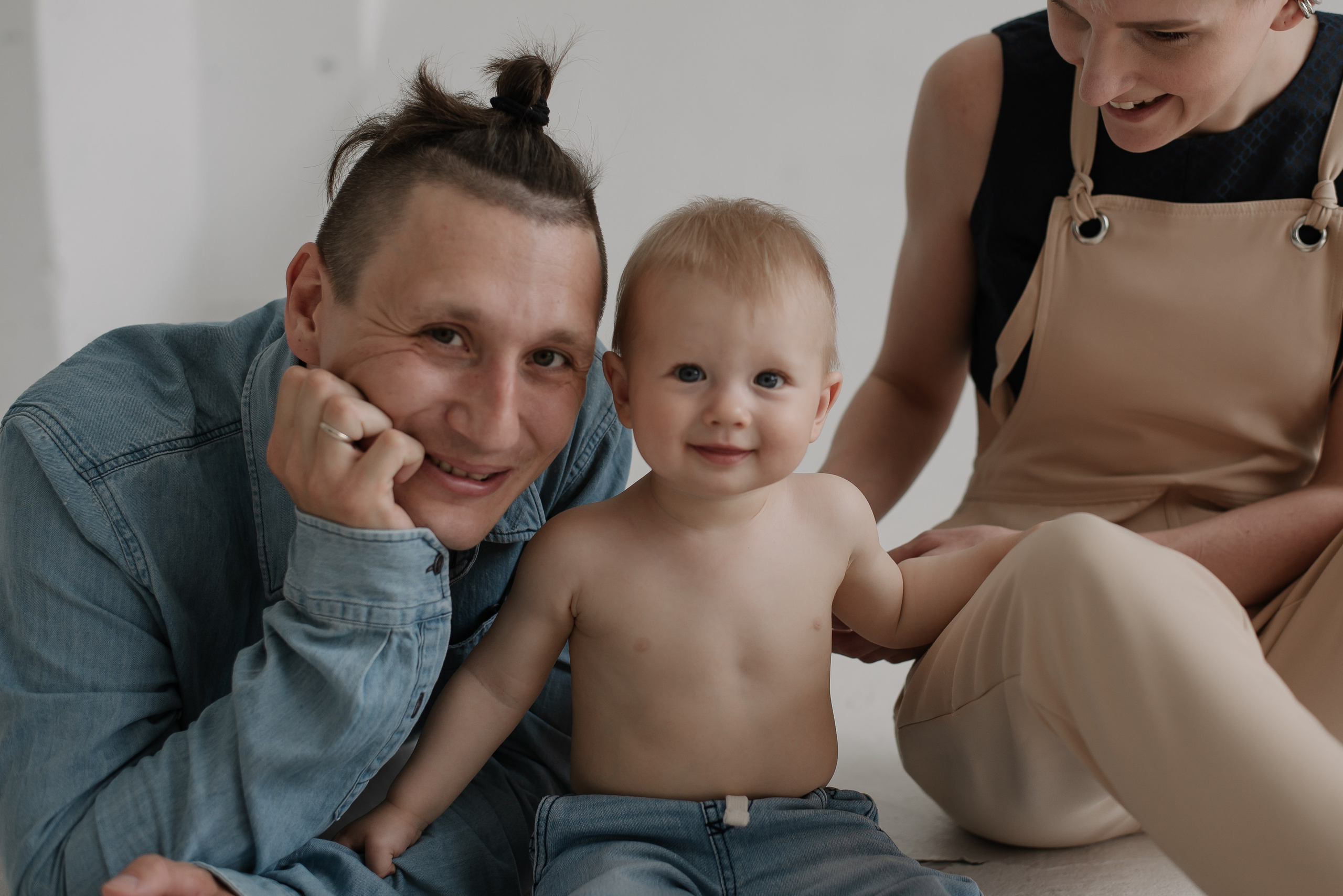 Родион, Ольга и Елисей. Портретный фотограф Ксения Люндовская