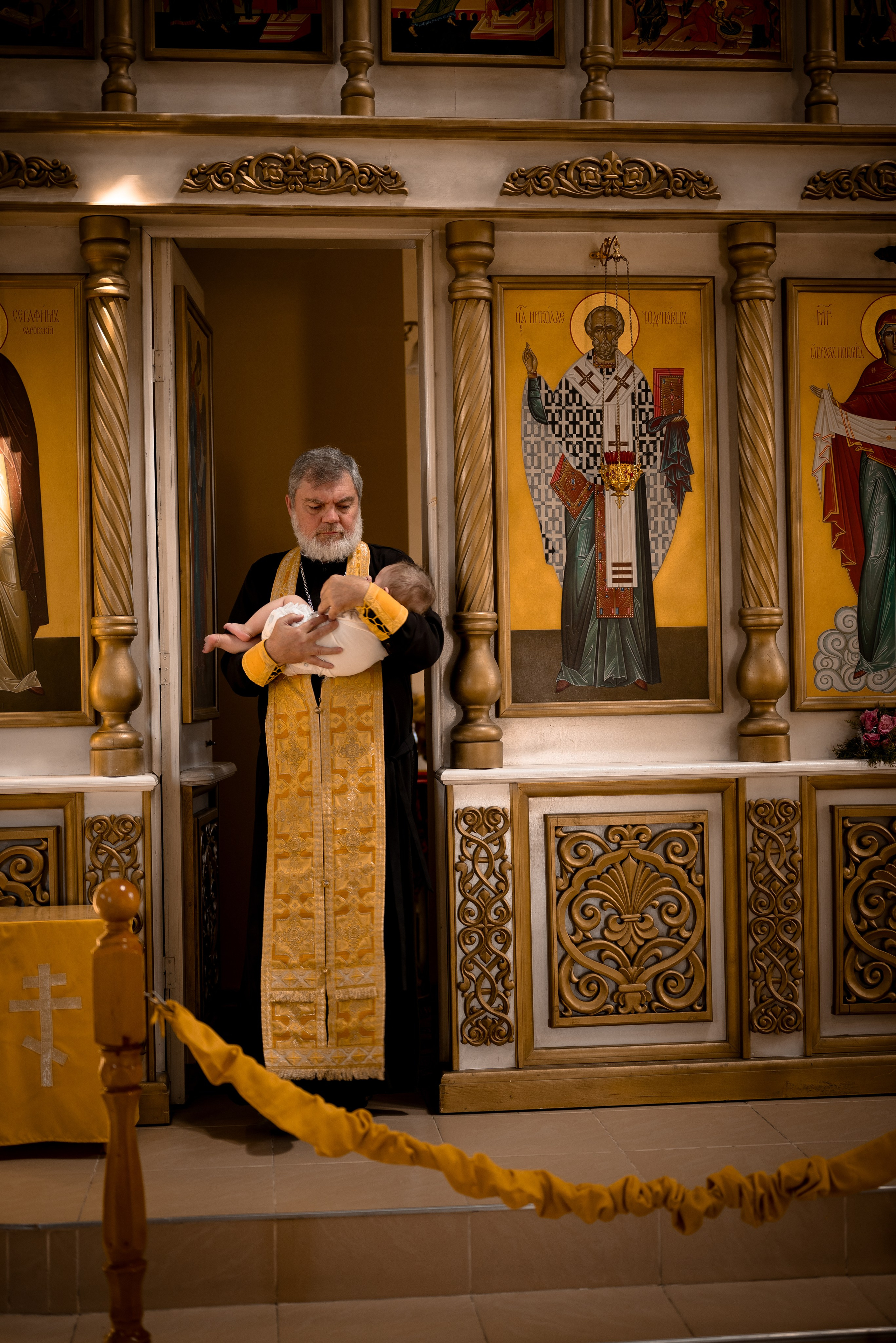 Таинство крещения. Фотограф Краснодарский край