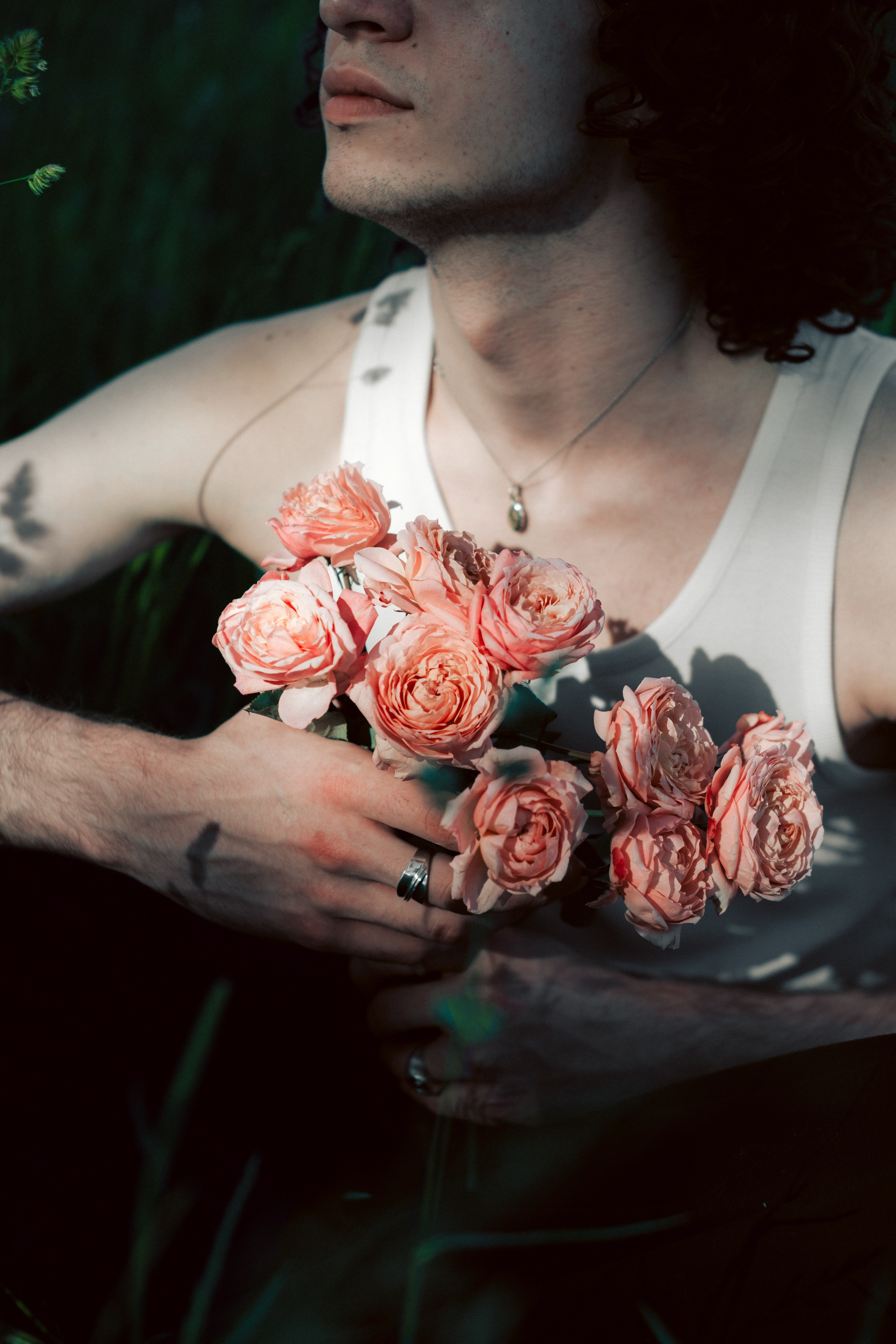 Костя. Съёмка с цветами в поле. Lickord