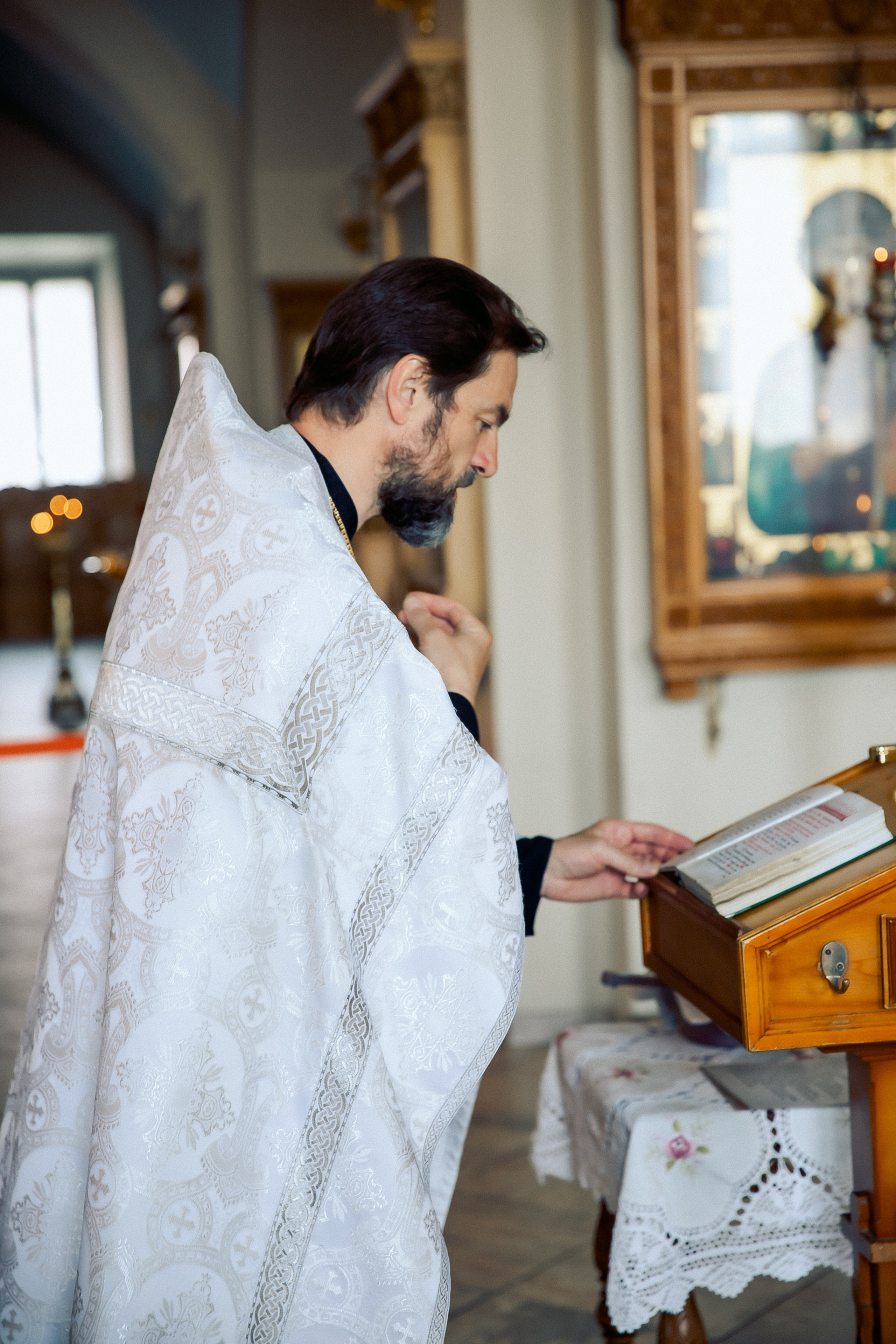 Таинство Крещения младенца Андрея. Семейный и детский фотограф. Москва. Пронина Тома