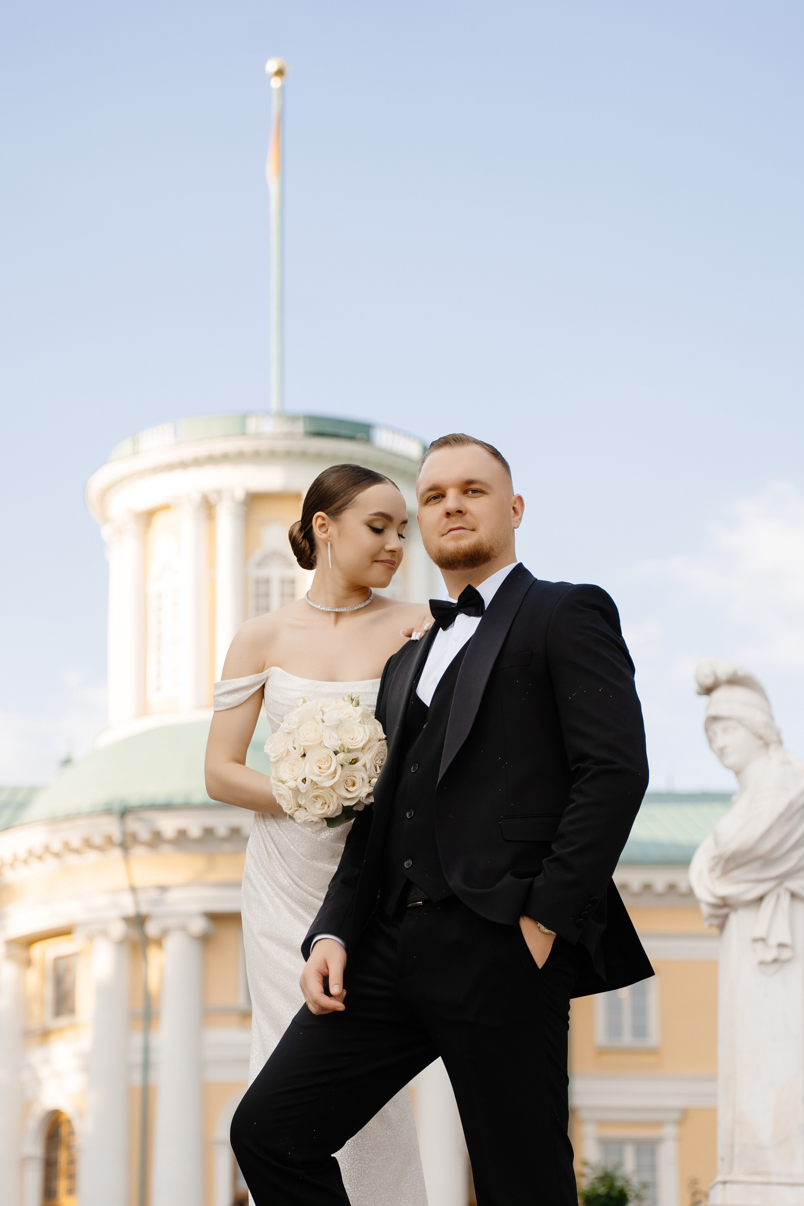 Свадебная фотосессия в парке Архангельское. Свадебный и семейный фотограф в Москве Светлана Зоткина