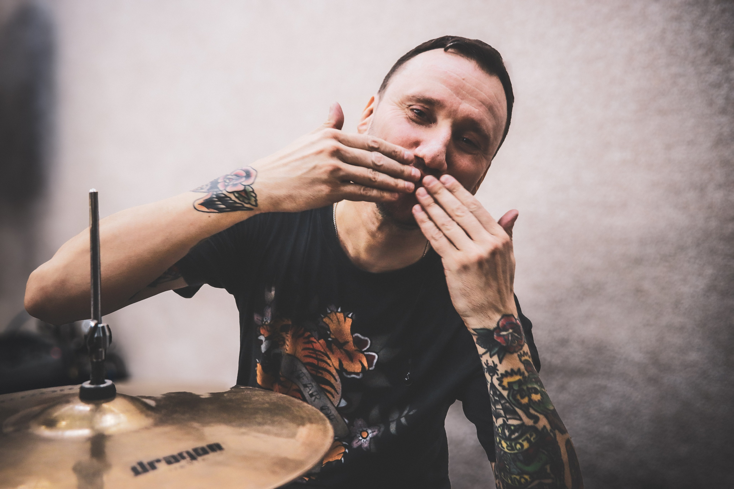 Репетиция рок-группы. Фотограф репортажей и стритфотосессий в Москве Людмила Смирнова