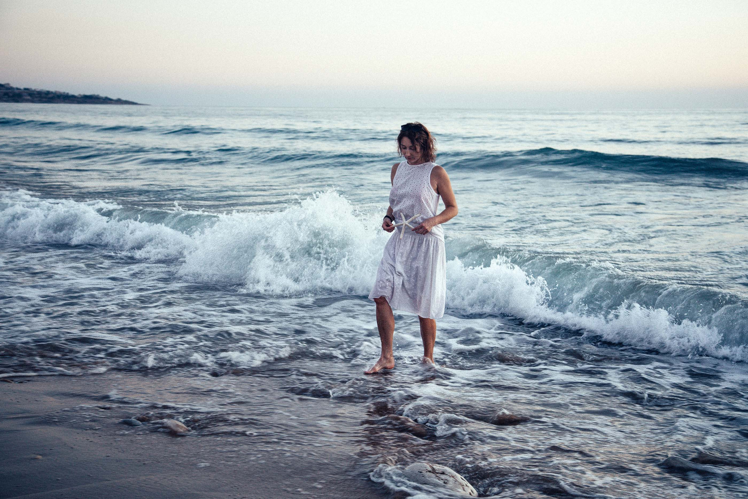 Лариса на море. Семейный и детский фотограф в Санкт-Петербург. Natalia Fadel