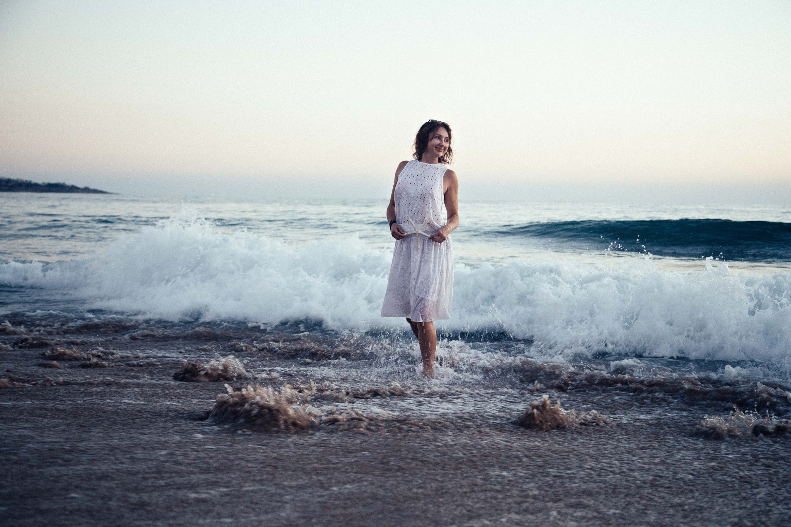 Лариса на море. Семейный и детский фотограф в Санкт-Петербург. Natalia Fadel