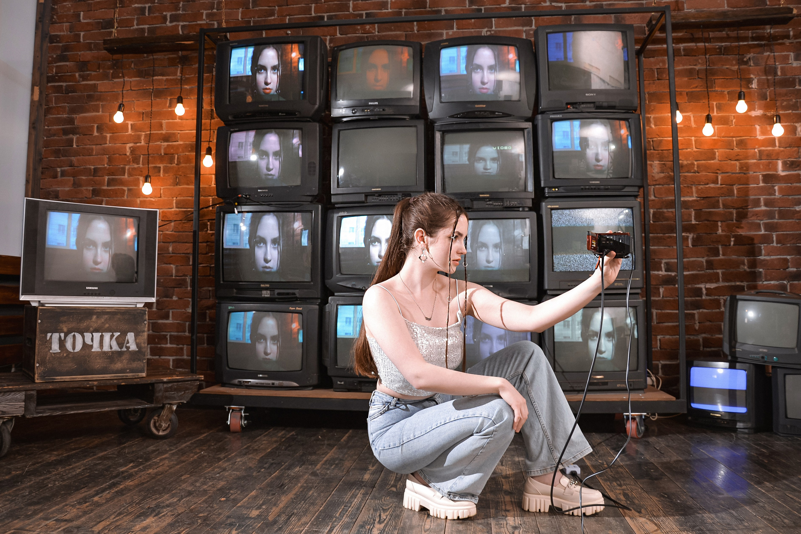 Вика, локация с телеками. Семейный и свадебный фотограф Галина Абакумова, фотосессии в Белгороде