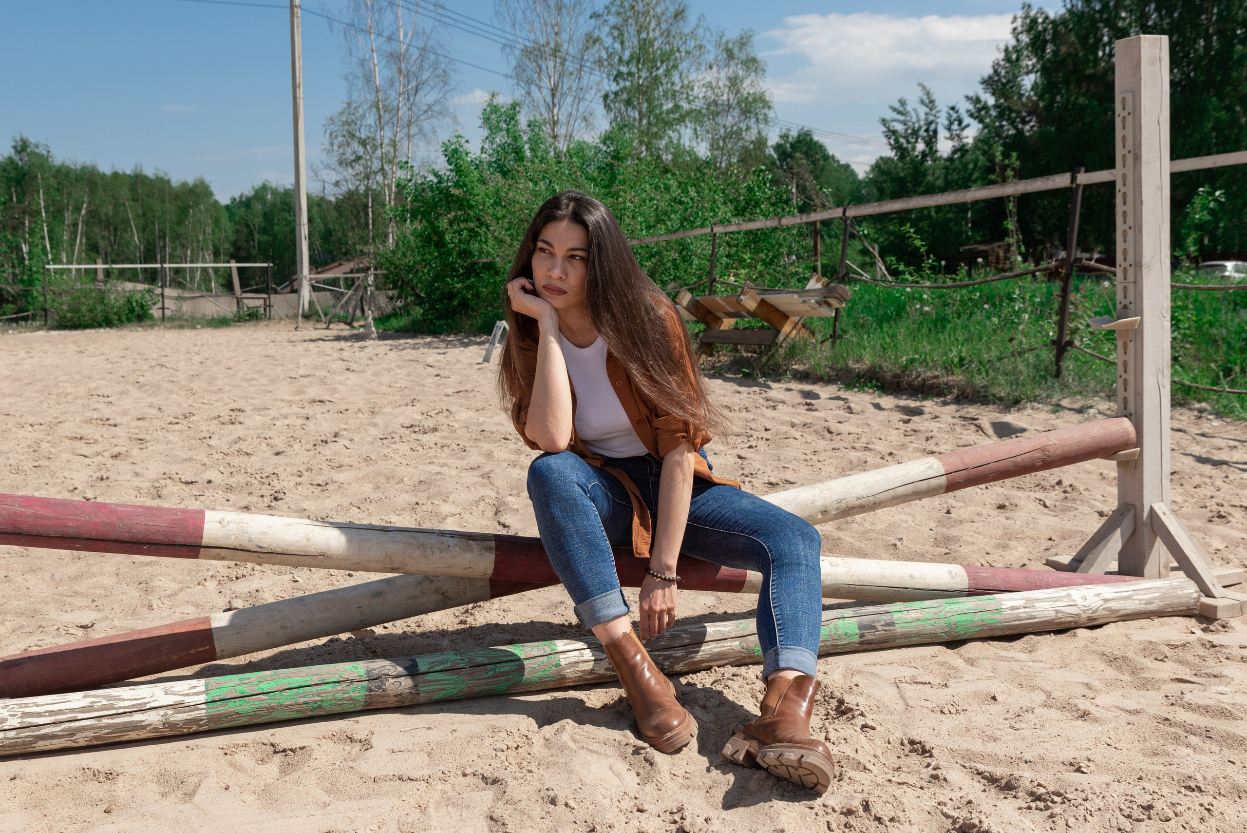 Кристина и конь Неон. Фотограф в Санкт-Петербурге Виктор Кудряшов