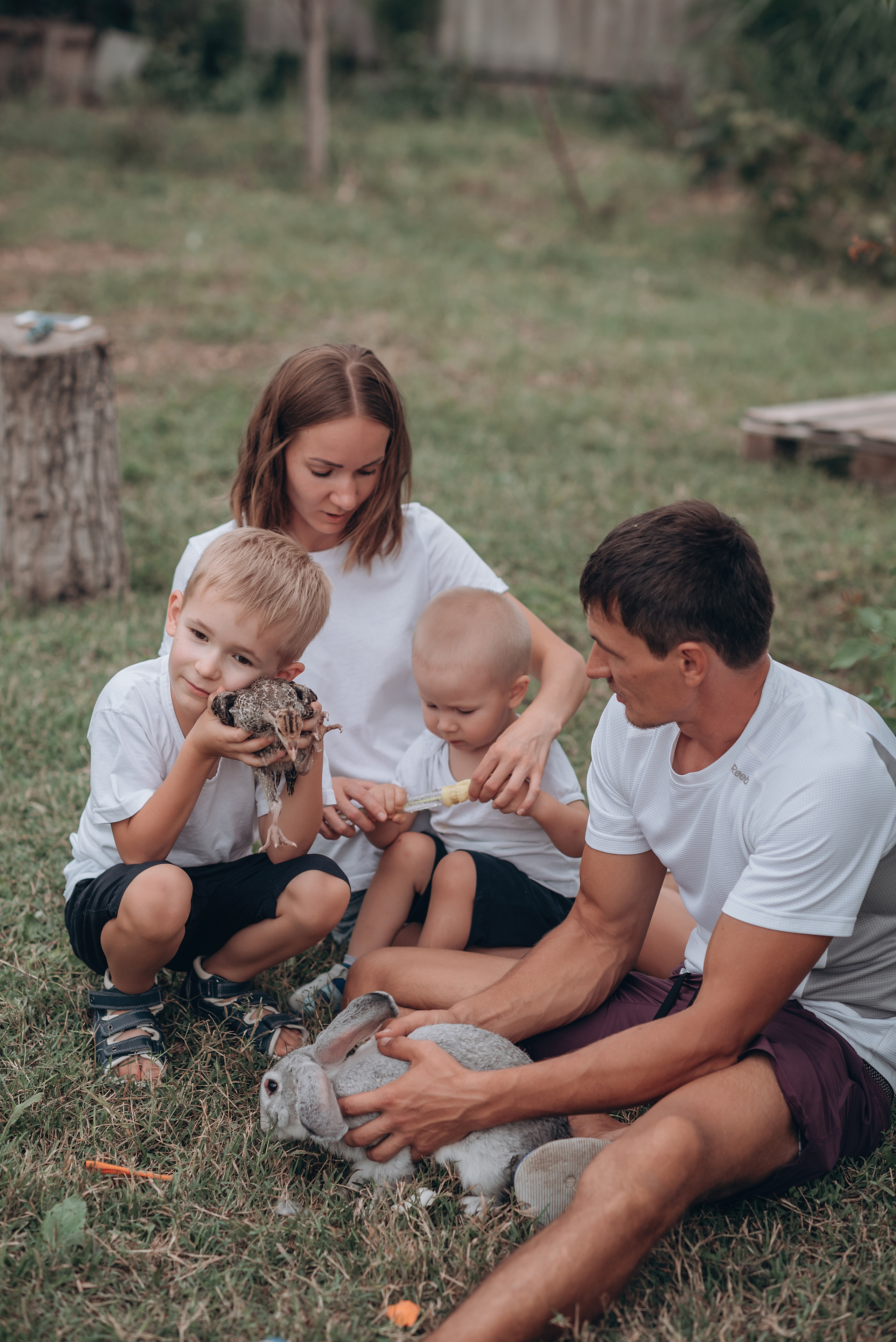 Пикник на заднем дворе. Свадебный и семейный фотограф Екатерина Коробова г. Моздок
