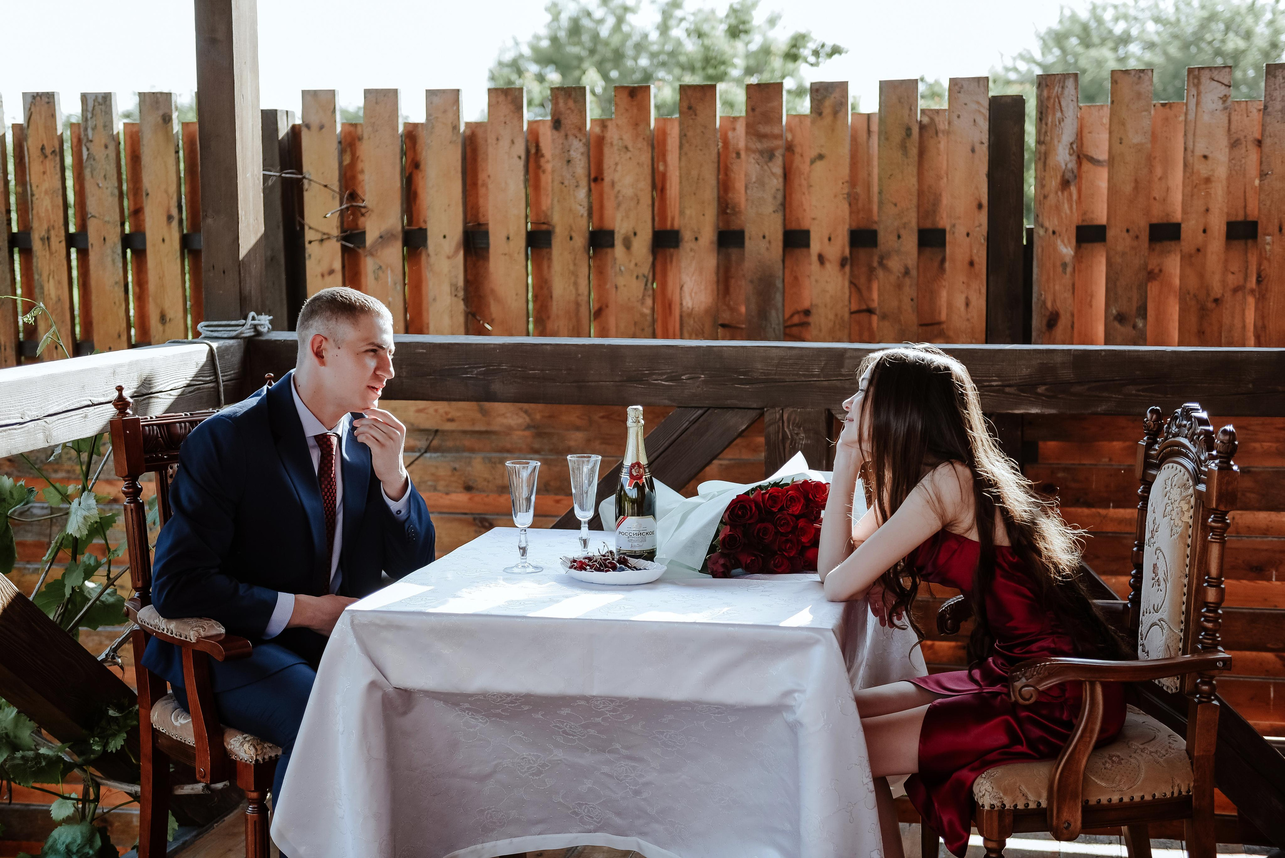 Романтик на веранде. Свадебный и семейный фотограф Екатерина Коробова г. Моздок