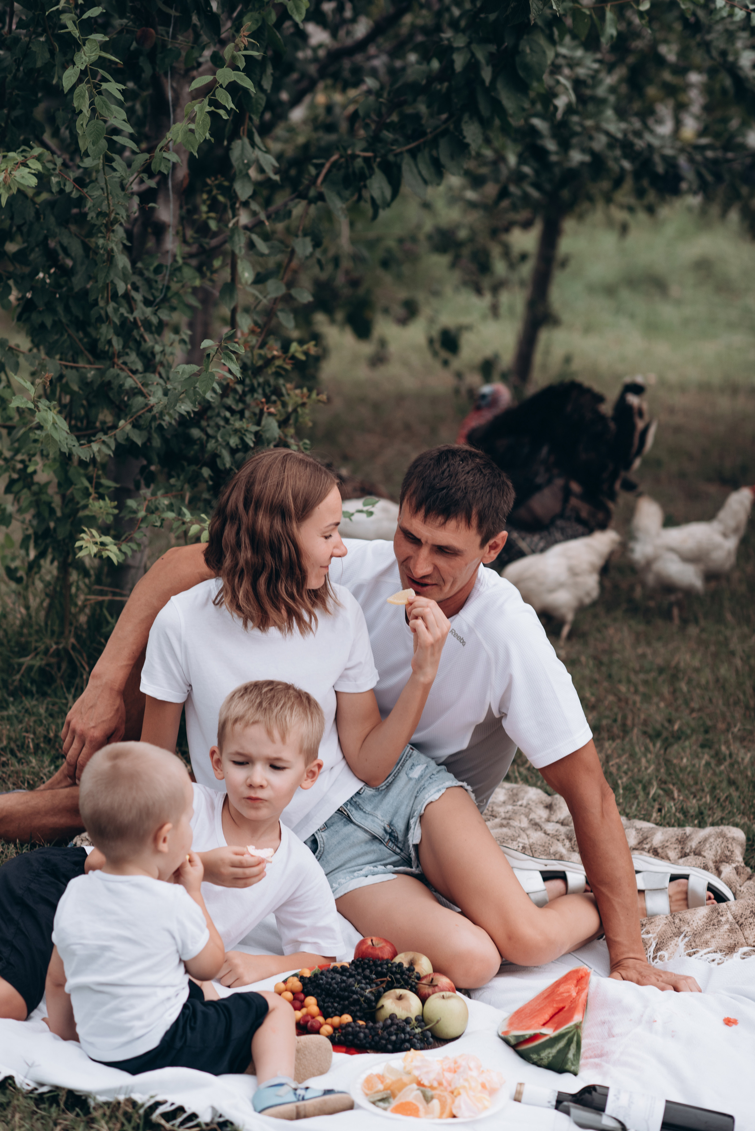 Пикник на заднем дворе. Свадебный и семейный фотограф Екатерина Коробова г. Моздок