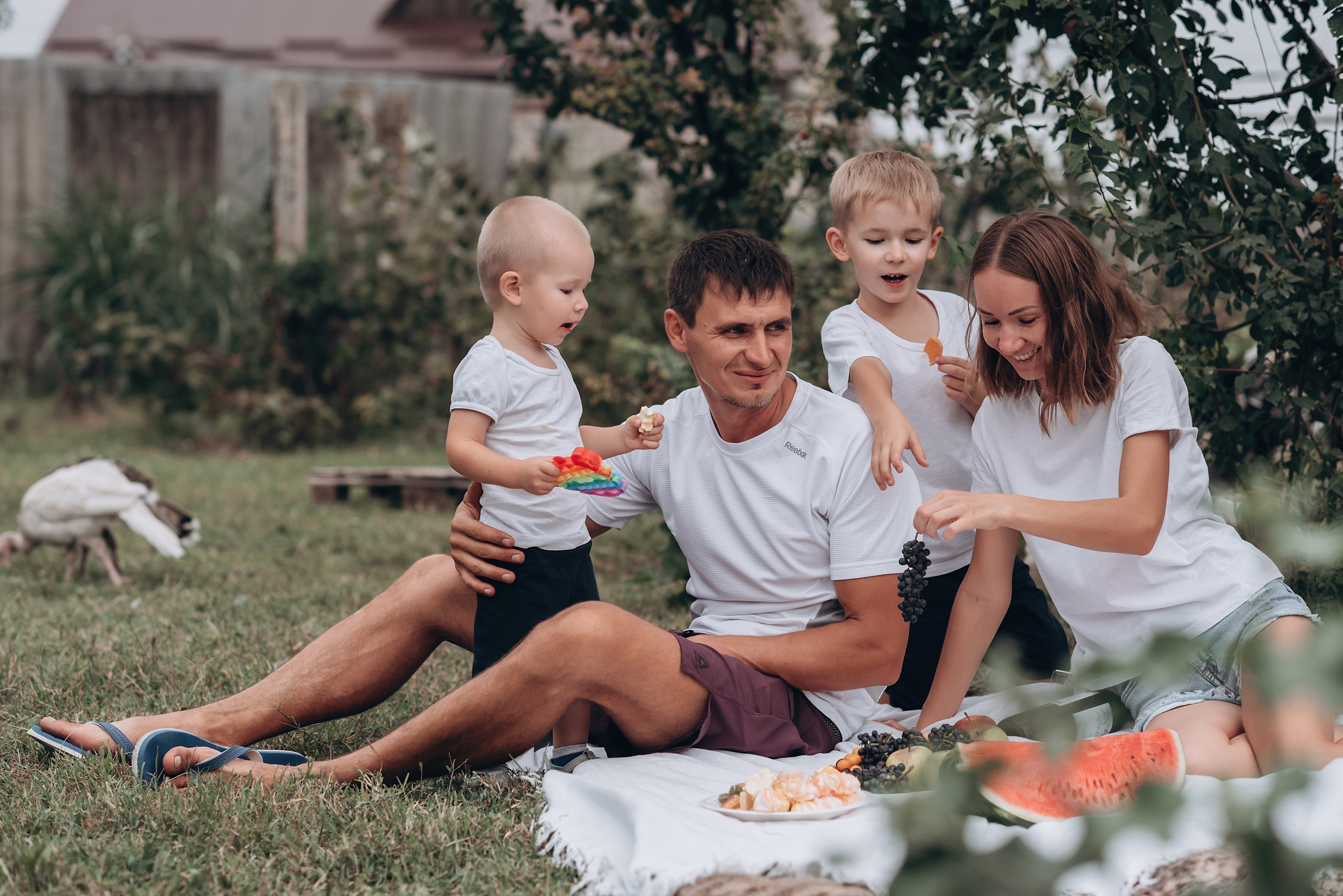 Пикник на заднем дворе. Свадебный и семейный фотограф Екатерина Коробова г. Моздок
