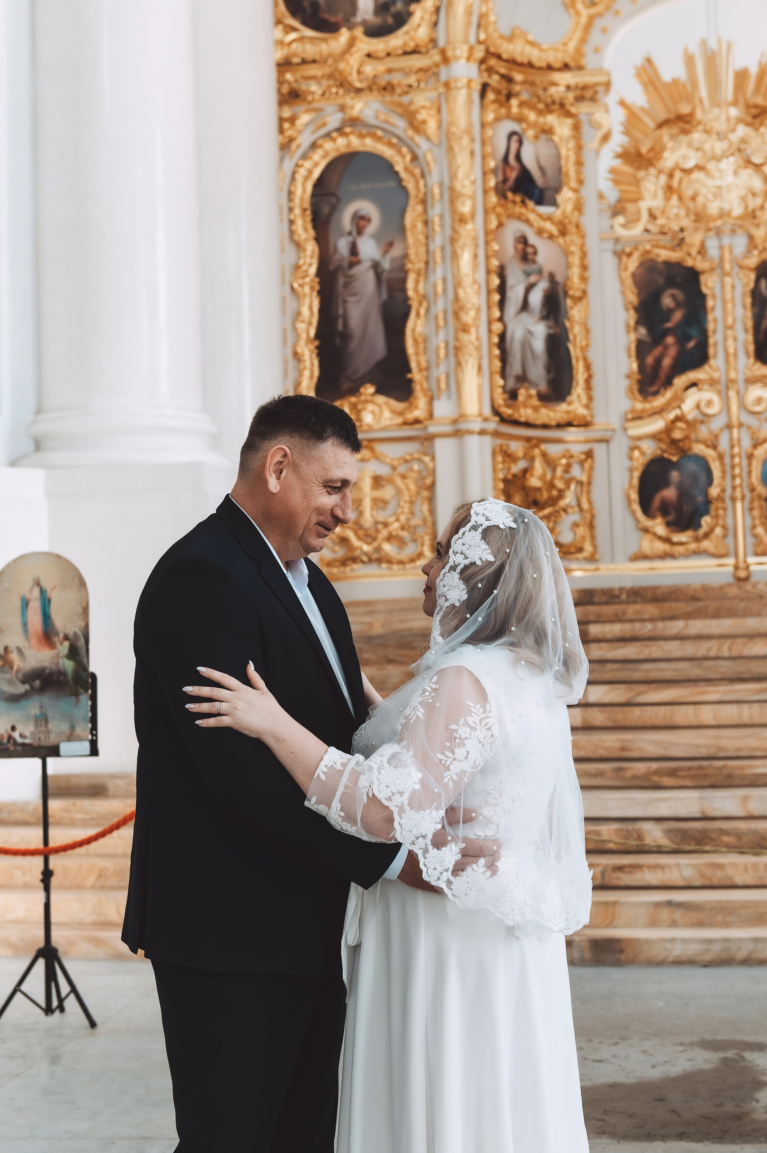 Алена и Сергей. смольный собор. Свадебный и семейный фотограф в Санкт-Петербурге — Мария Черепанова