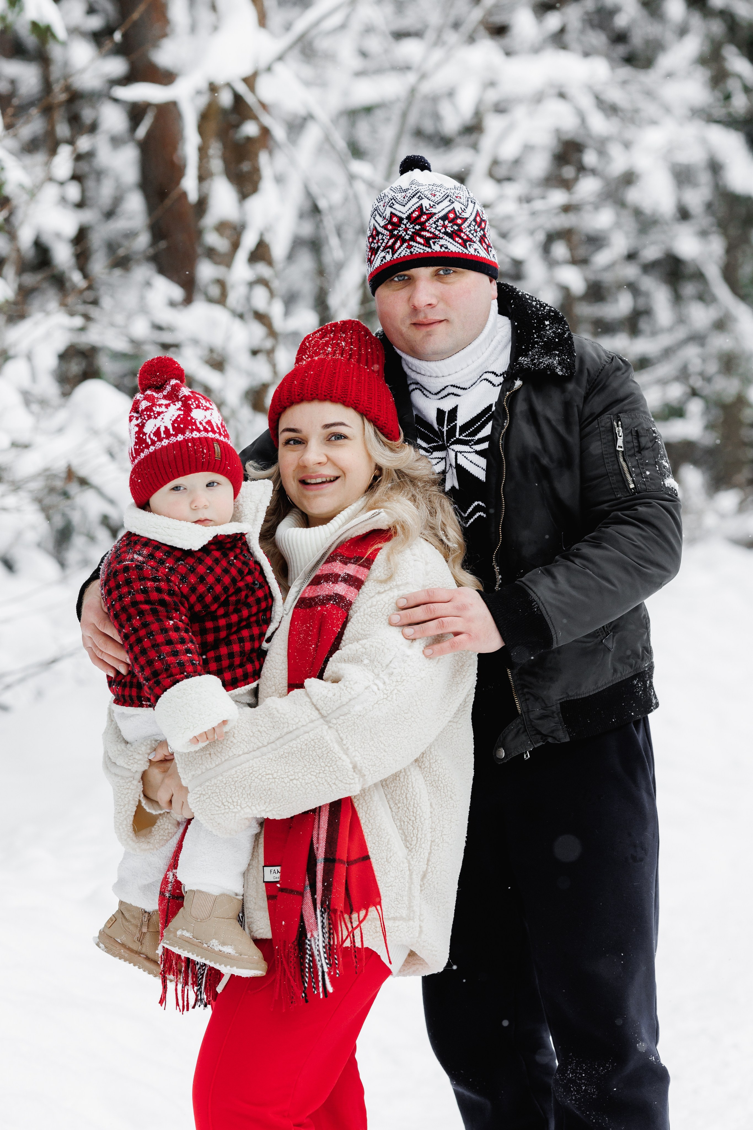 Фотосессия в лесу зимой Витебск