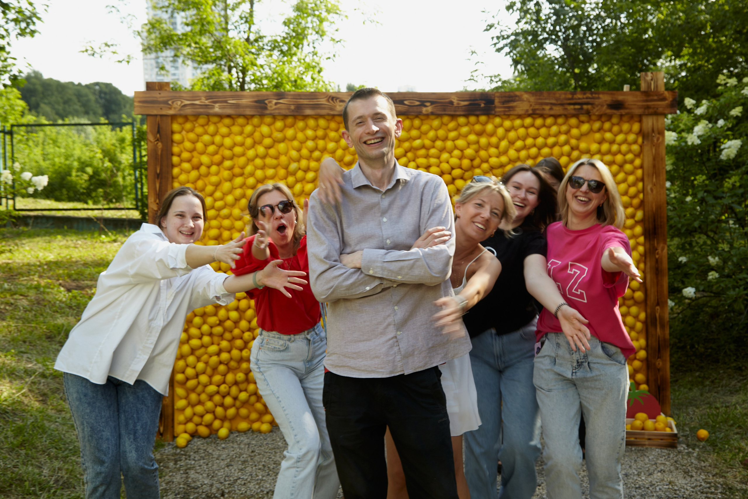Летняя встреча компании. Свадебный фотограф Москва и Московская область Борисов Сергей
