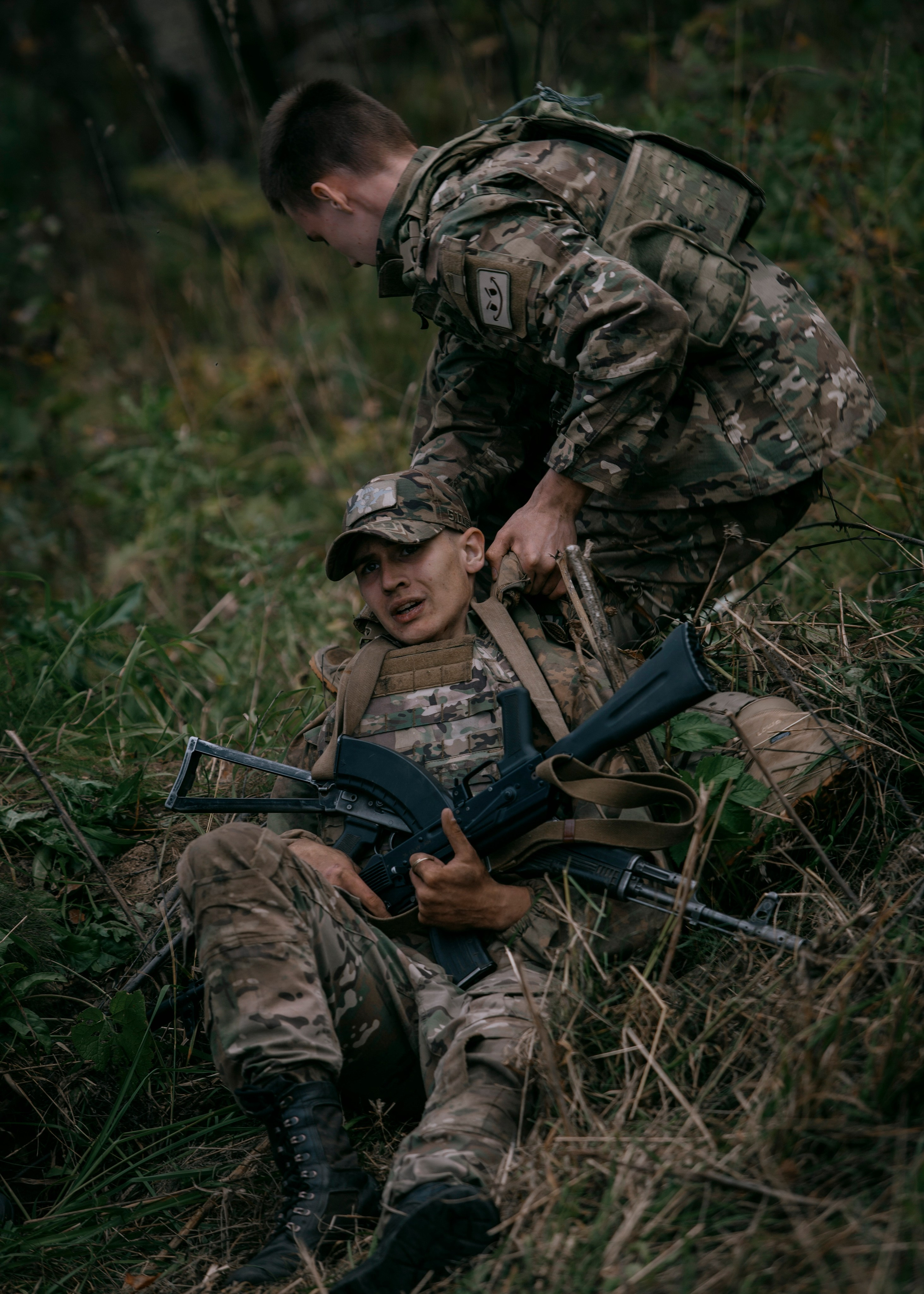 Квалификационные испытания. Сдача на шеврон «Боевая Единица». Портретный фотограф в Москве Дарья Цезария