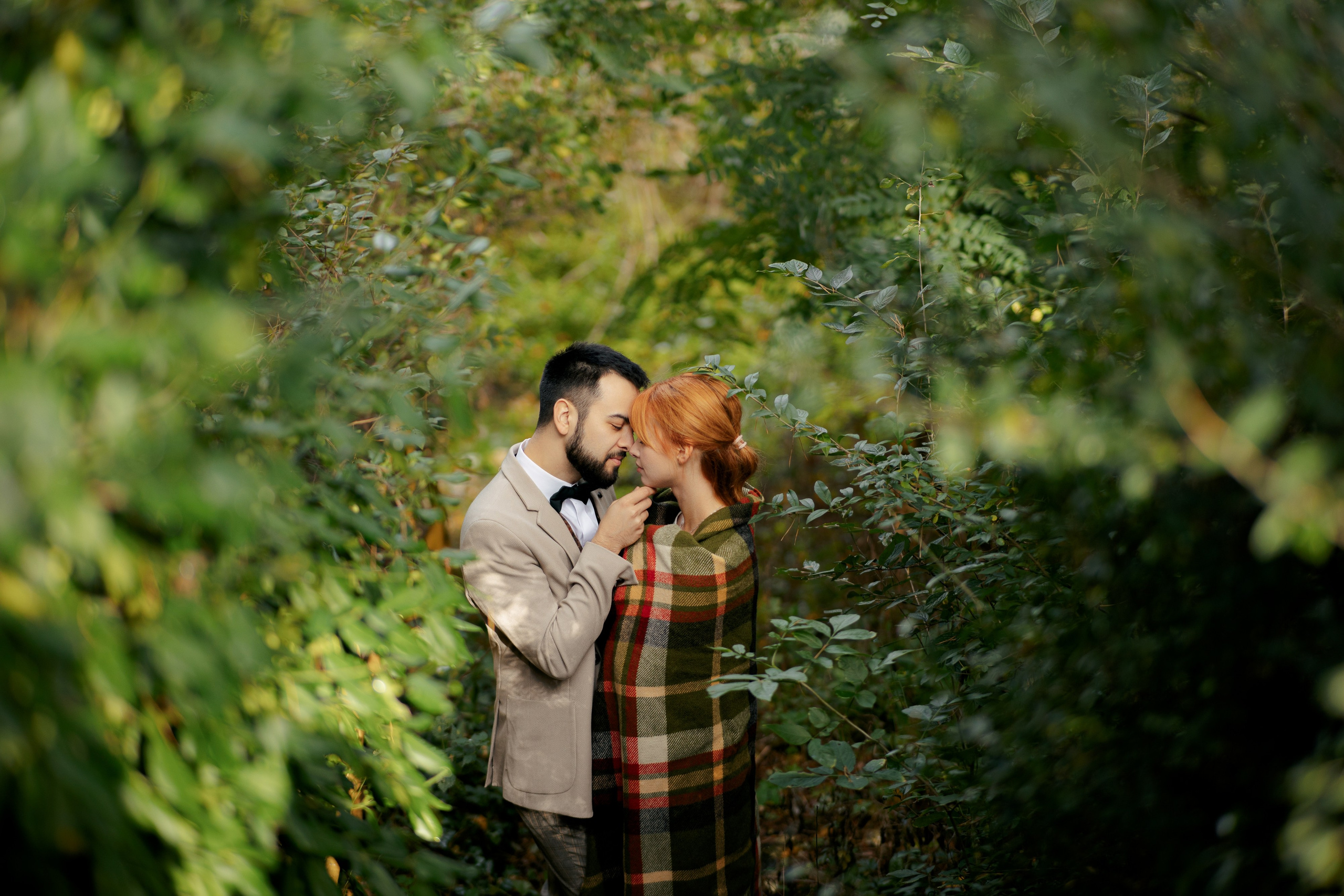 Ślubna sesja zdjęciowa w plenerze. Свадебный фотограф Варшава Лодзь Польша Елена Юцова