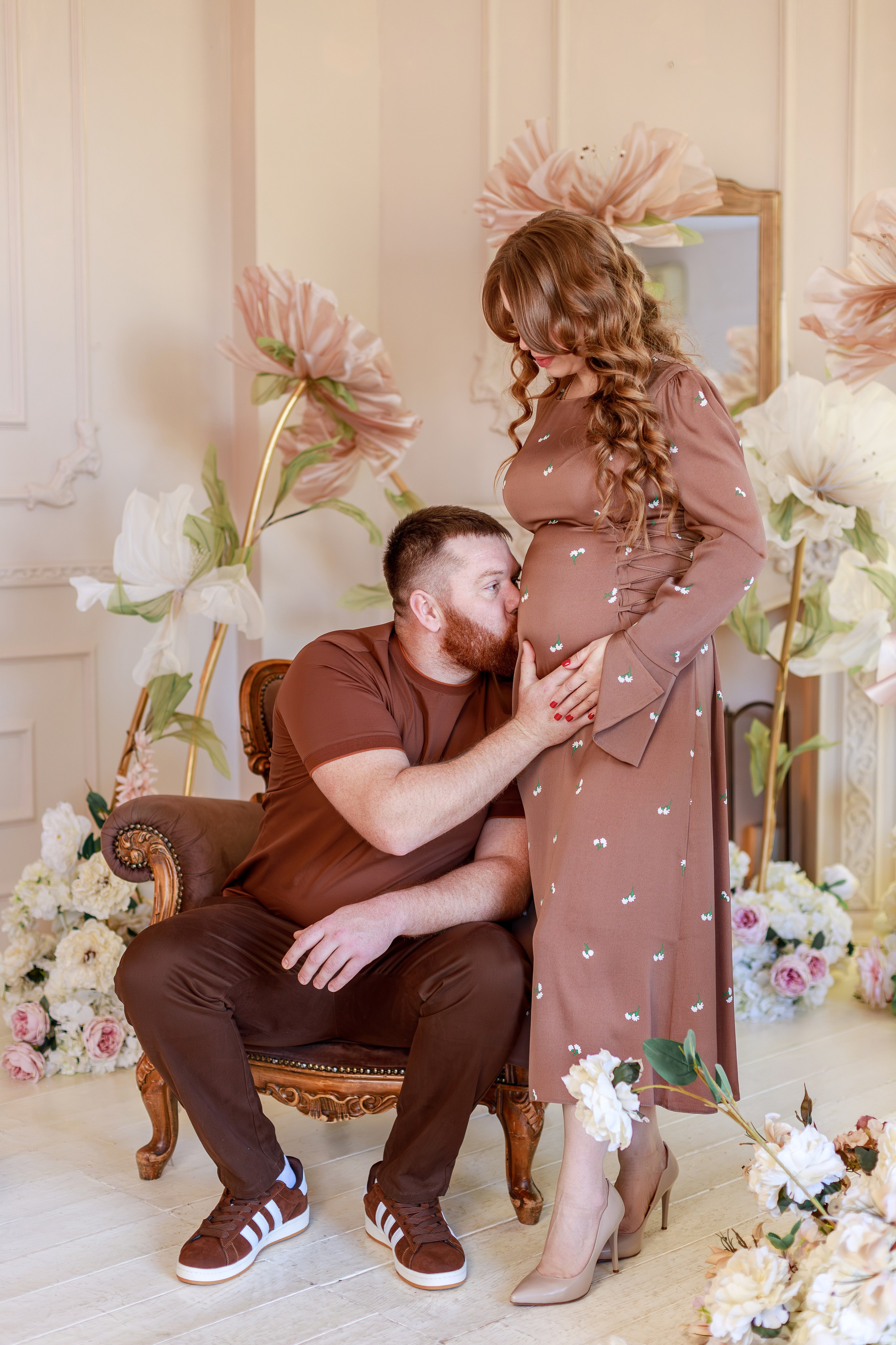 Дарья и Иван в студии Alice. Семейный и детский фотограф в Краснодаре Ирина Лаврецкая