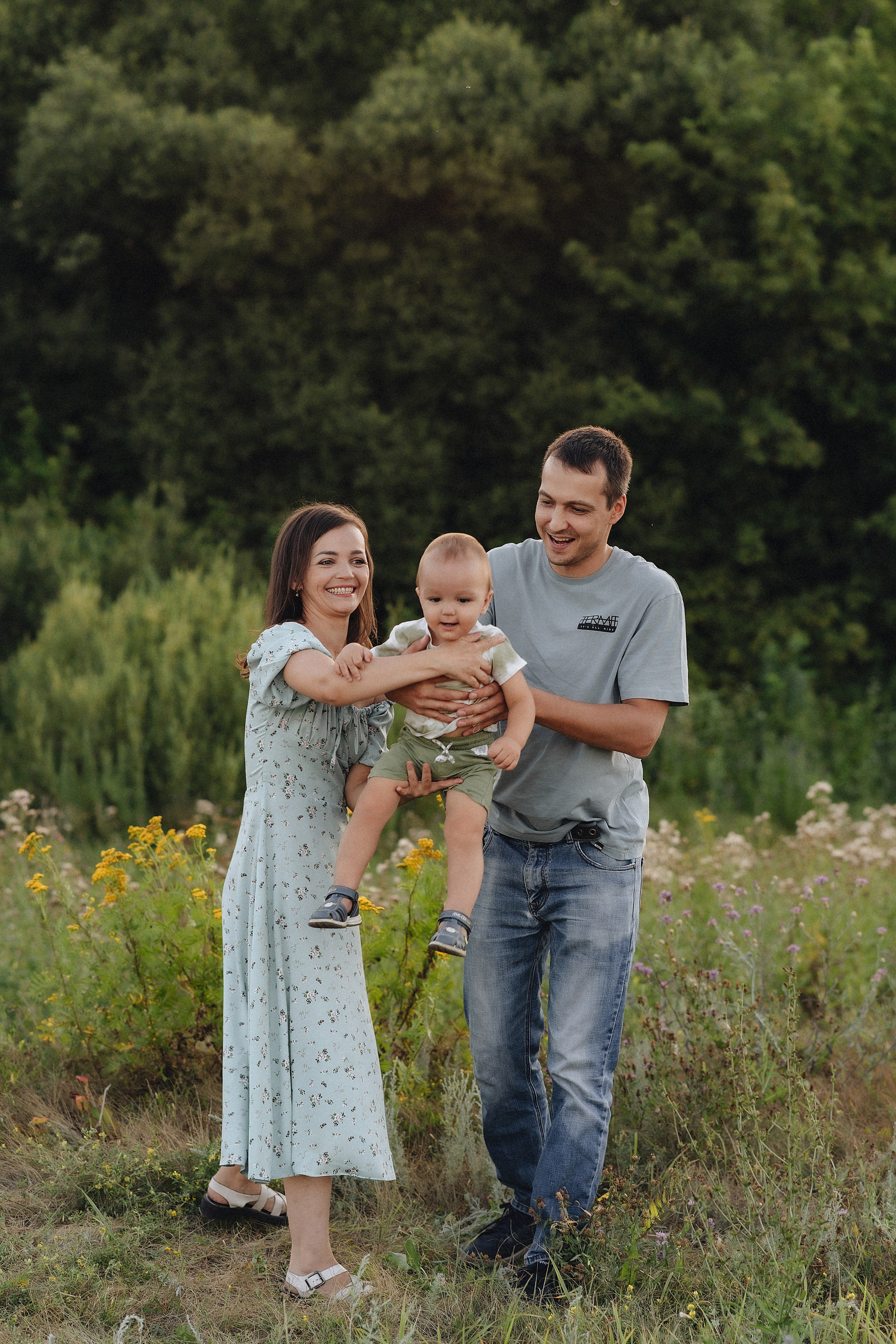 Семейная съемка на закате. Фотограф Карина Шмулёва. Воронеж и область
