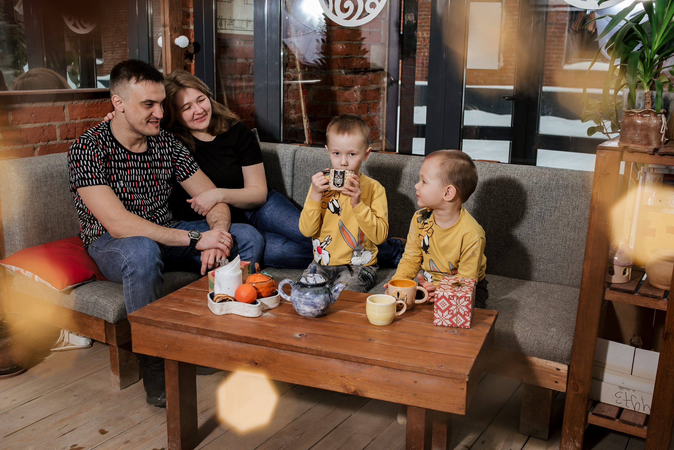 Семейная фотосессия в гончарной мастерской. Фотограф Екатерина Шереметова Ижевск Сарапул Воткинск