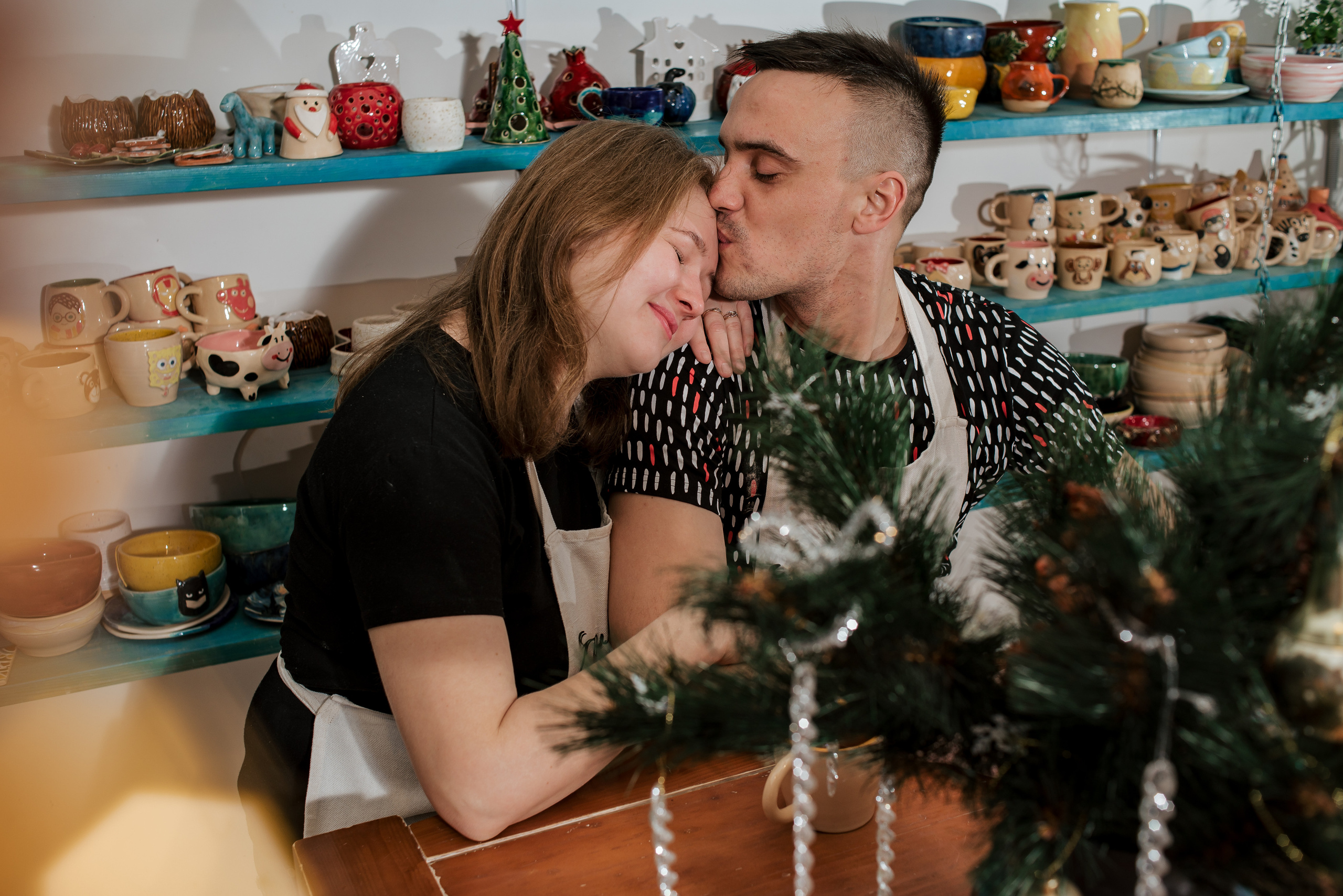 Семейная фотосессия в гончарной мастерской. Фотограф Екатерина Шереметова Ижевск Сарапул Воткинск