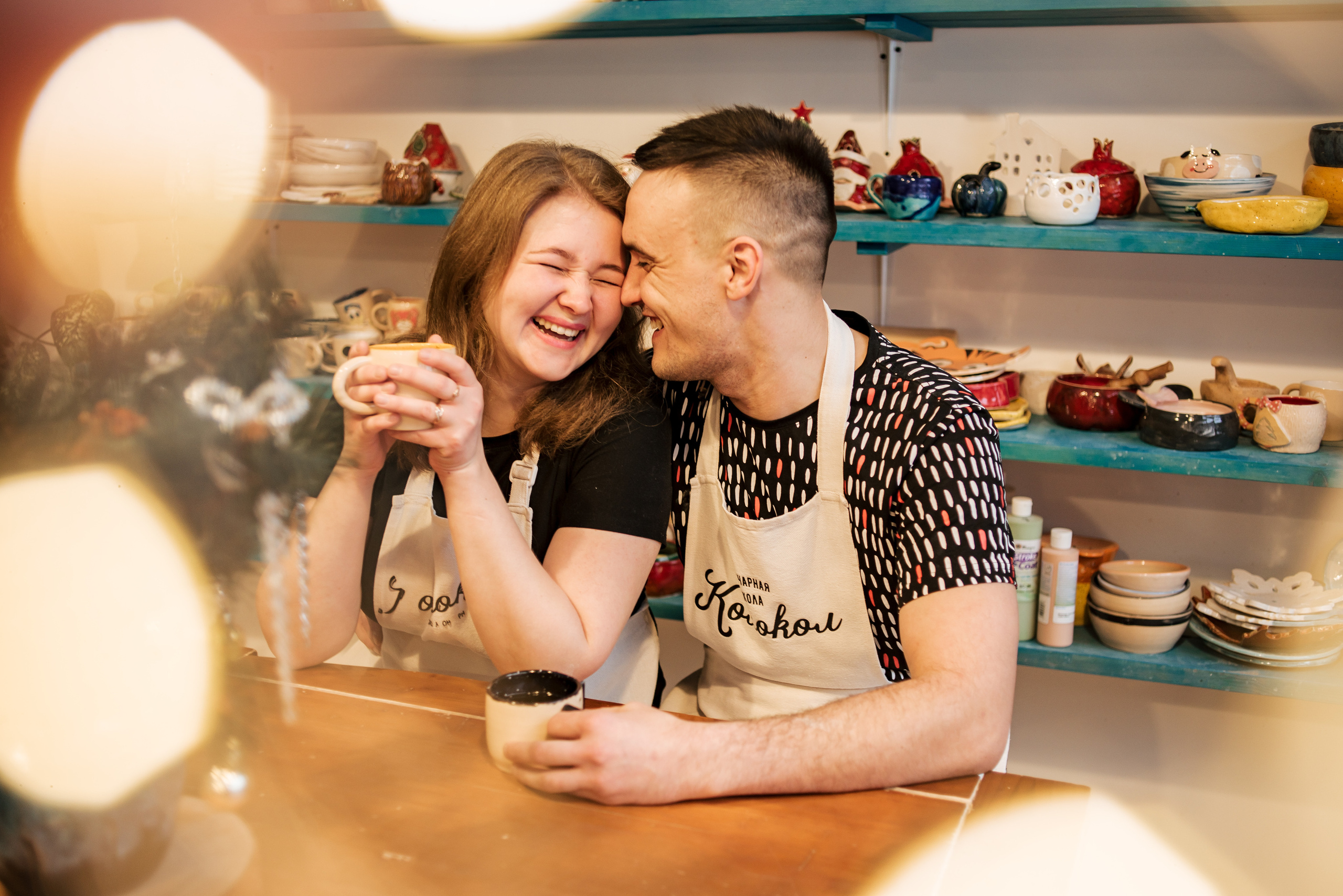 Семейная фотосессия в гончарной мастерской. Фотограф Екатерина Шереметова Ижевск Сарапул Воткинск