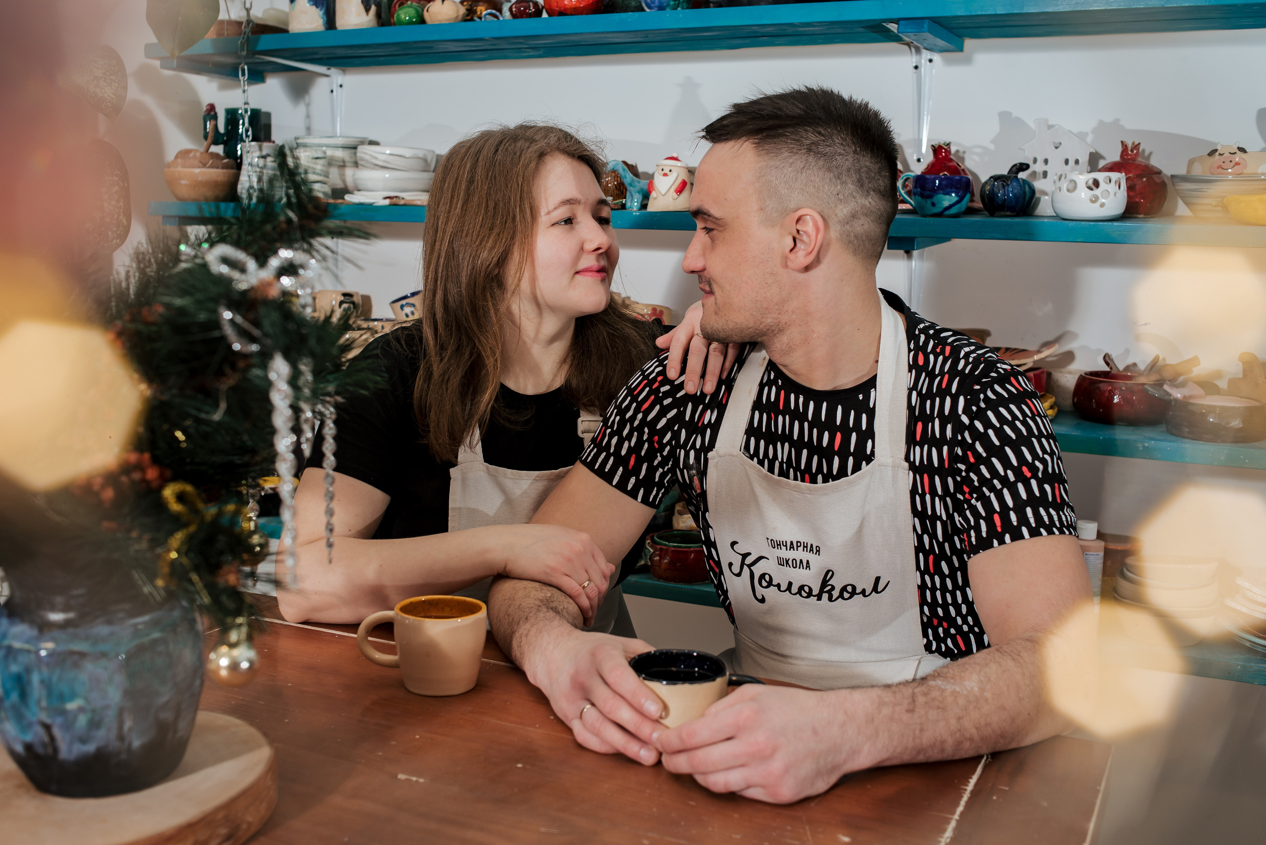 Семейная фотосессия в гончарной мастерской. Фотограф Екатерина Шереметова Ижевск Сарапул Воткинск
