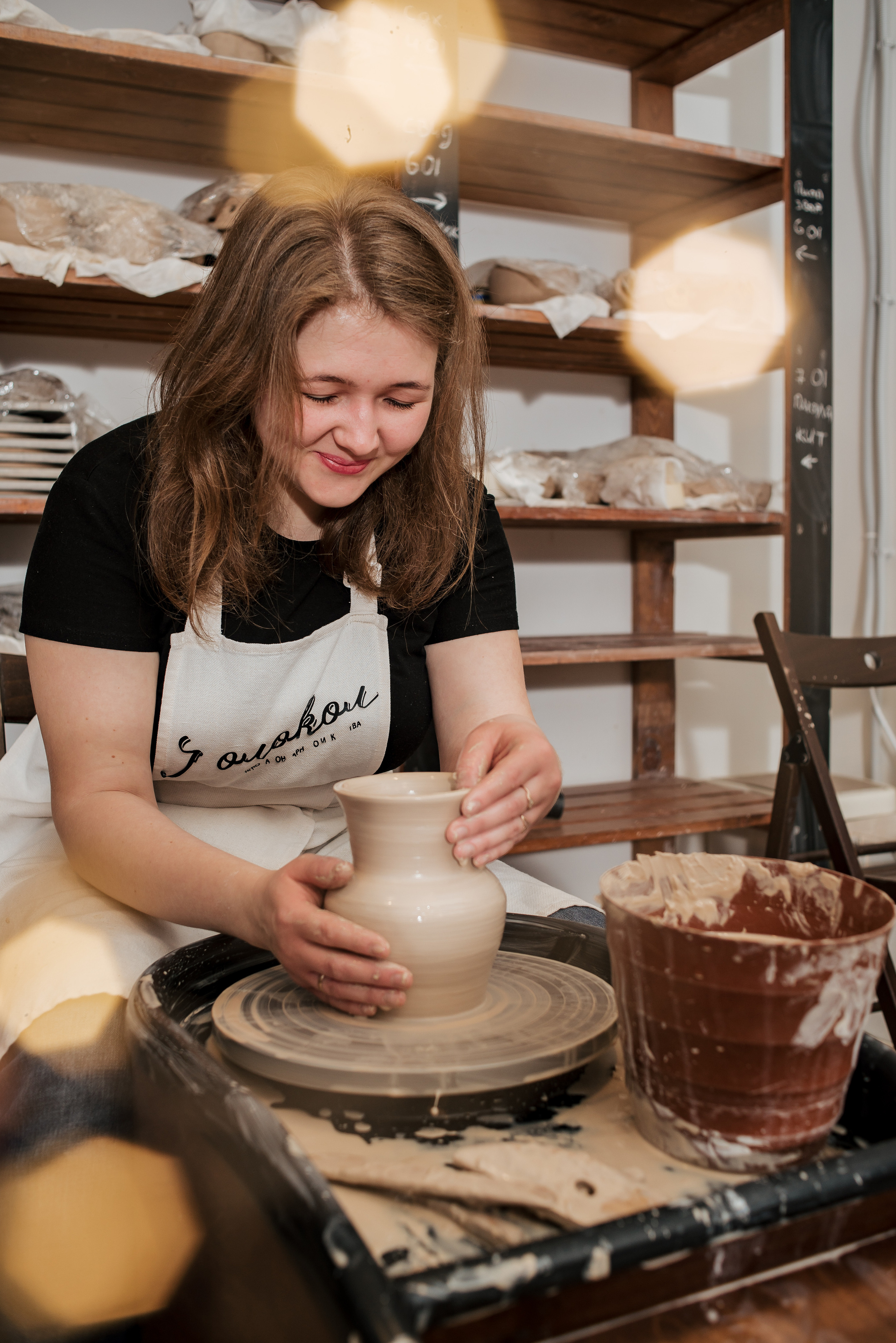 Семейная фотосессия в гончарной мастерской. Фотограф Екатерина Шереметова Ижевск Сарапул Воткинск