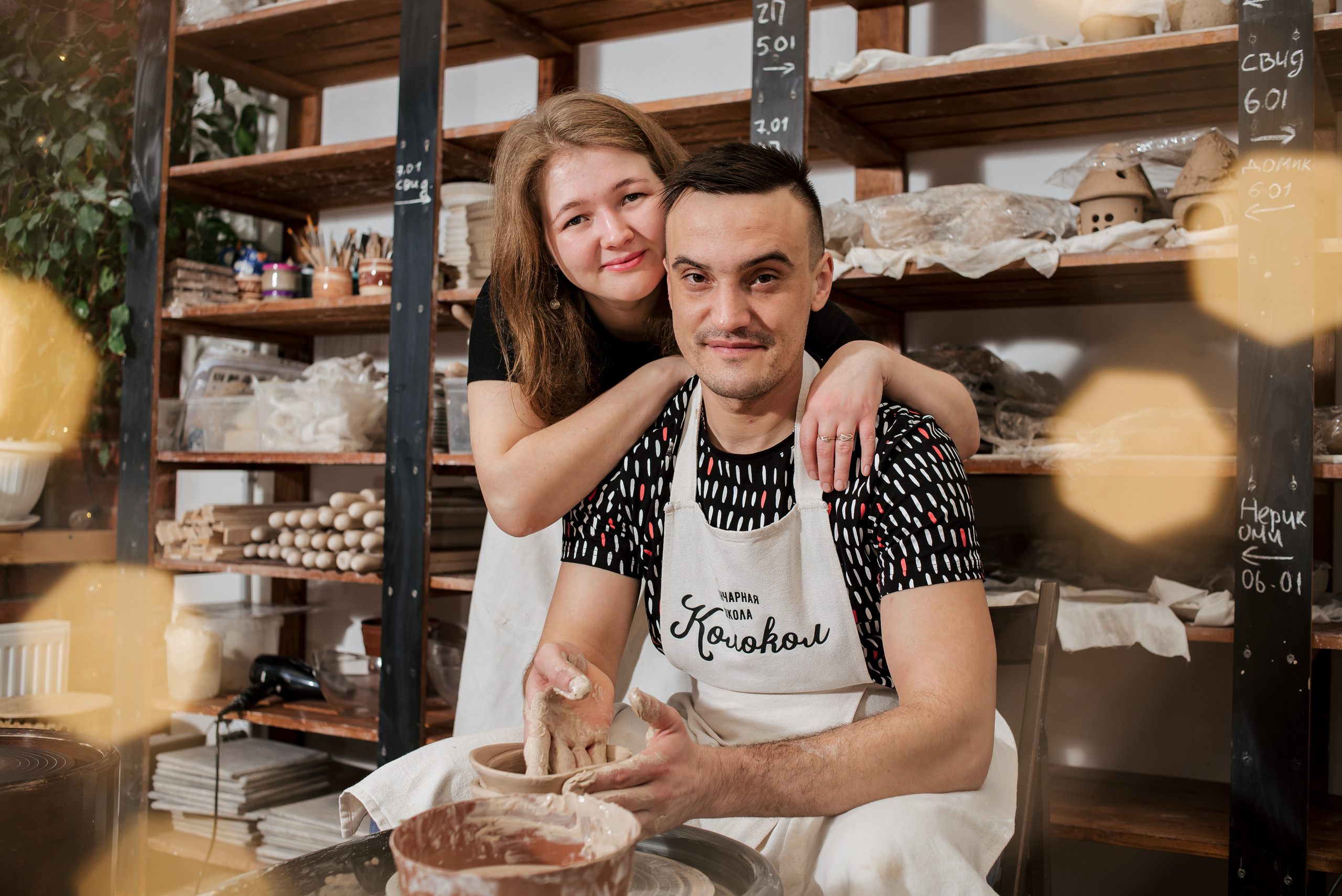 Семейная фотосессия в гончарной мастерской. Фотограф Екатерина Шереметова Ижевск Сарапул Воткинск