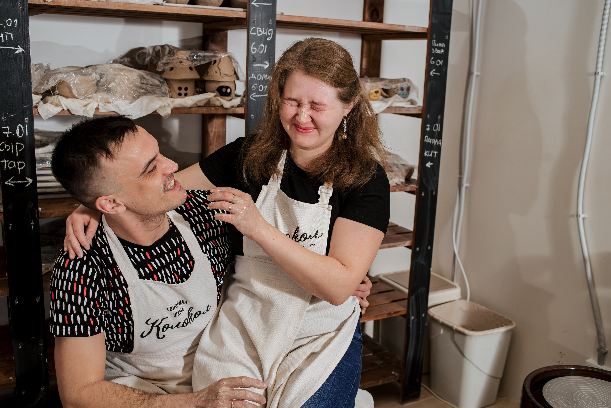 Семейная фотосессия в гончарной мастерской. Фотограф Екатерина Шереметова Ижевск Сарапул Воткинск