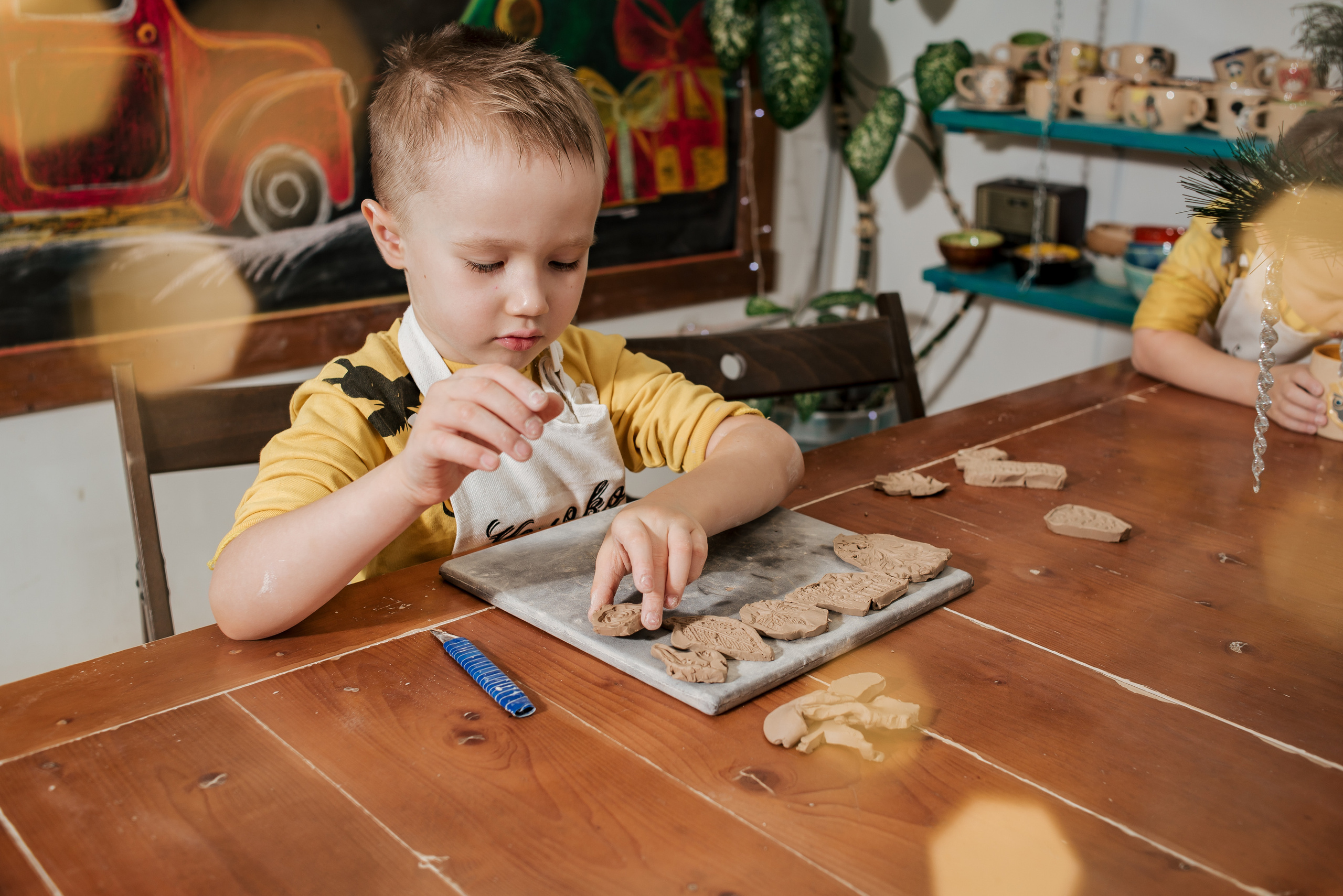 Семейная фотосессия в гончарной мастерской. Фотограф Екатерина Шереметова Ижевск Сарапул Воткинск