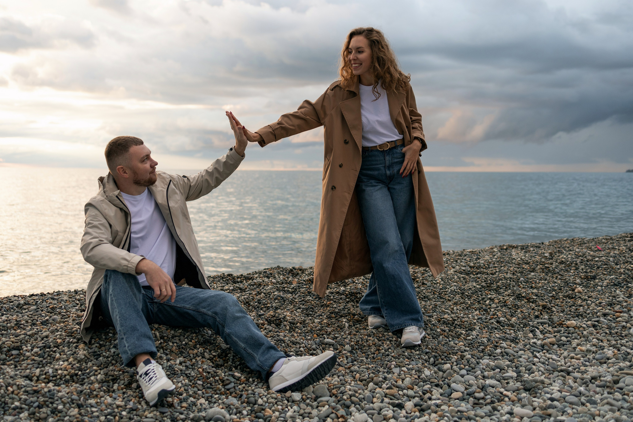 Пётр, Мария и кот Рич. Портретный фотограф и Love story в Сочи