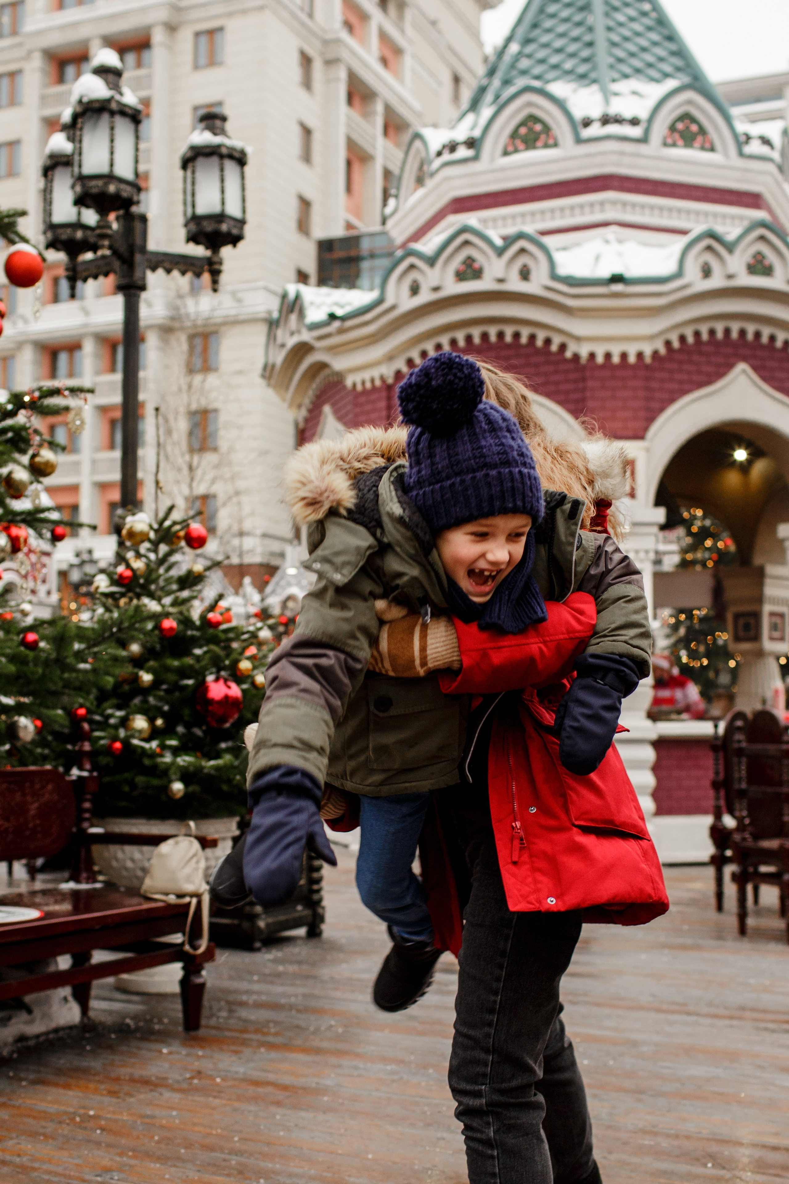Новогодняя фотопрогулка в Москве. Свадебный фотограф Кирилл Белый