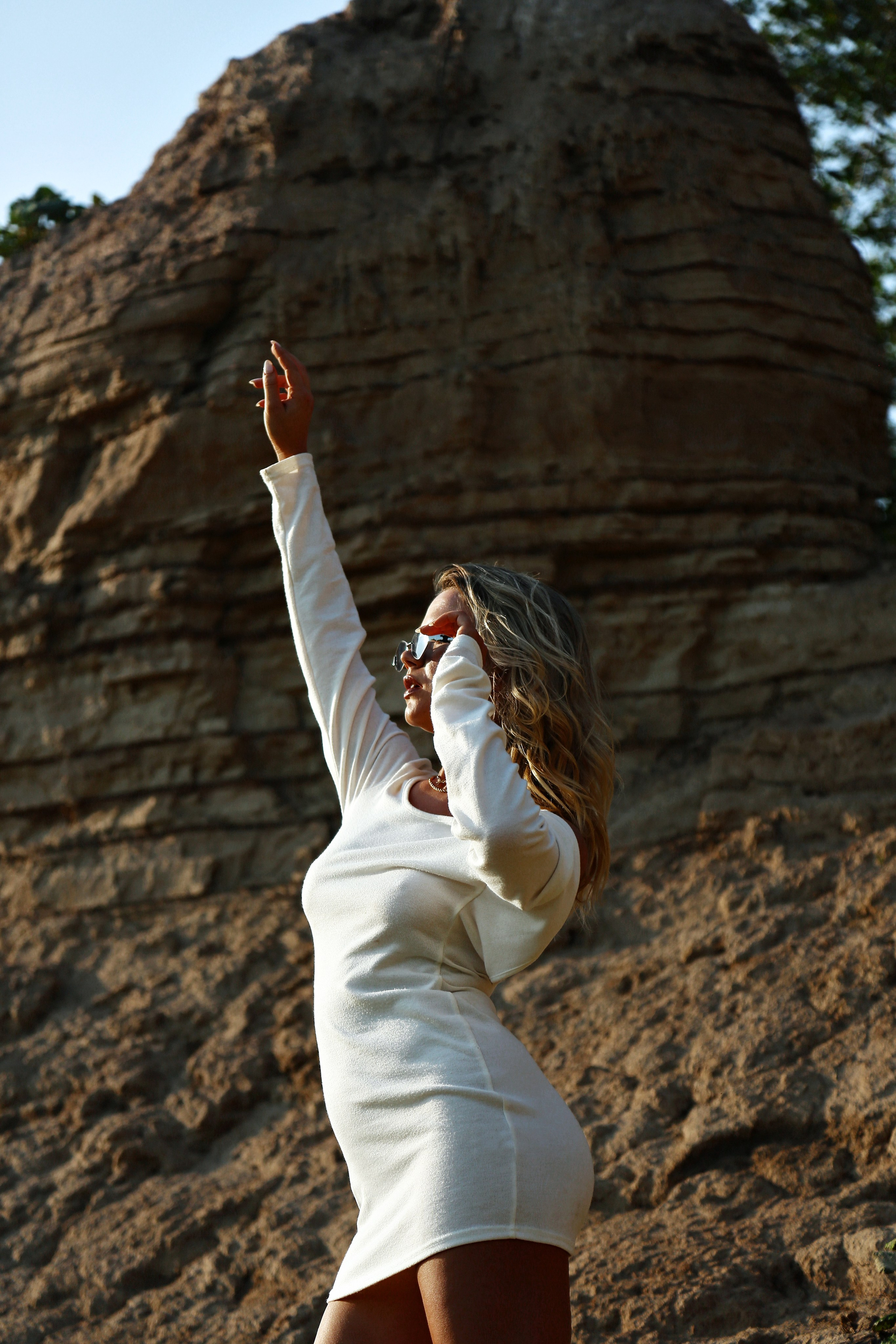 Фотосессия на улице в солнечный день