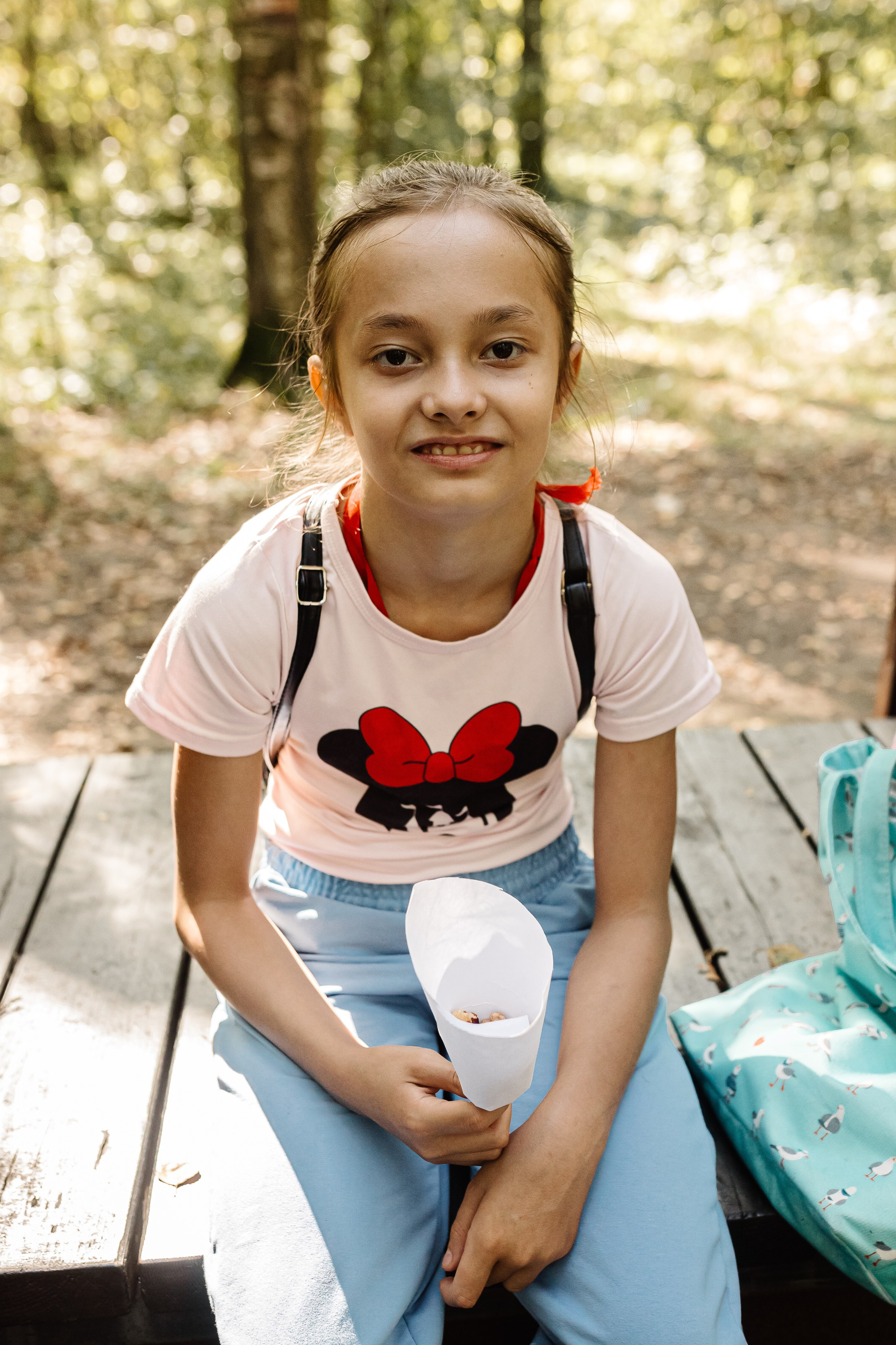 Репортаж школьной прогулки в парке. Семейный и женский фотограф в Москве Надежда Воробьева