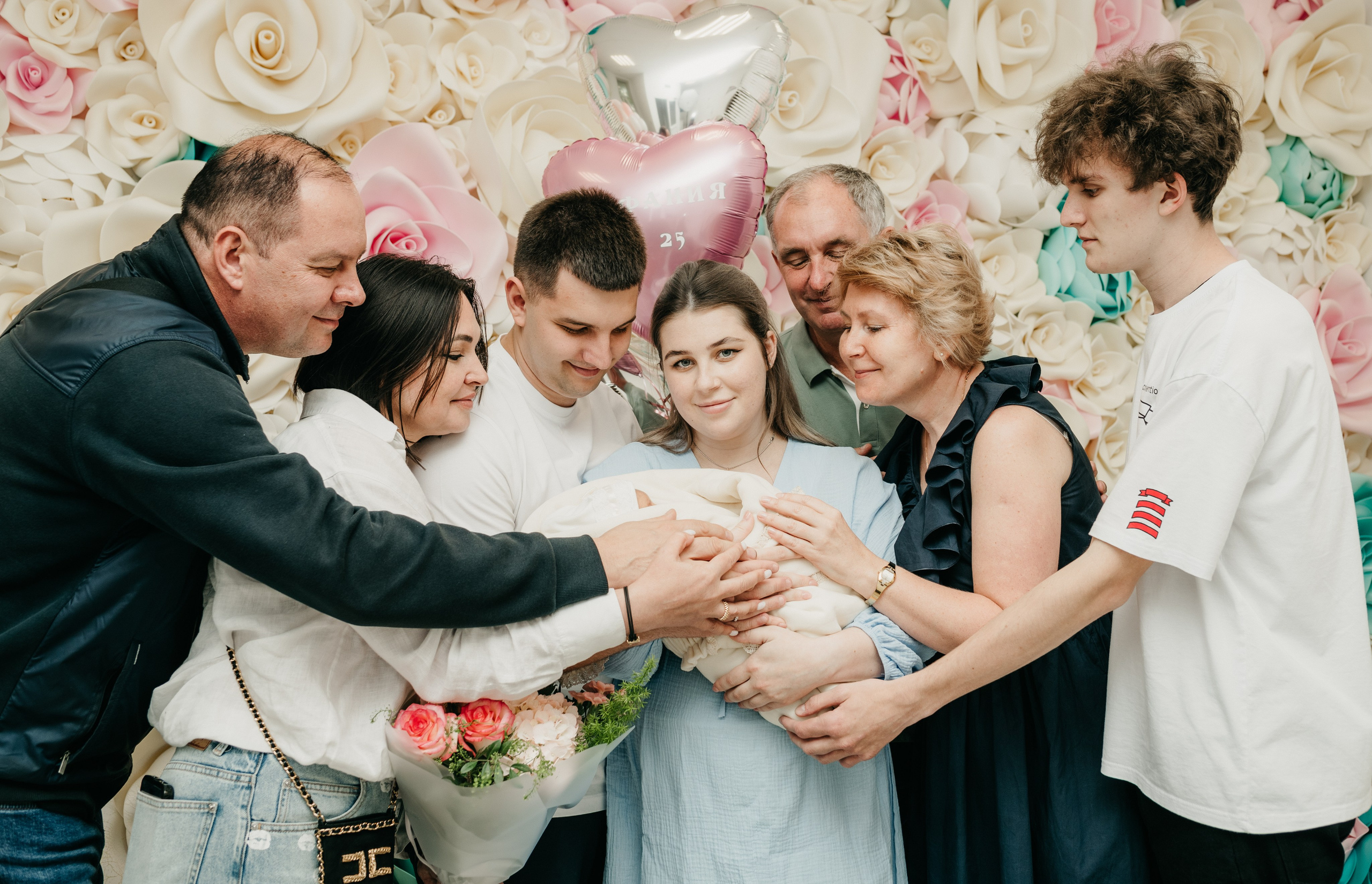 Выписка Стефании ГКБ 52. Фотограф на выписку из роддома в Москве и МО