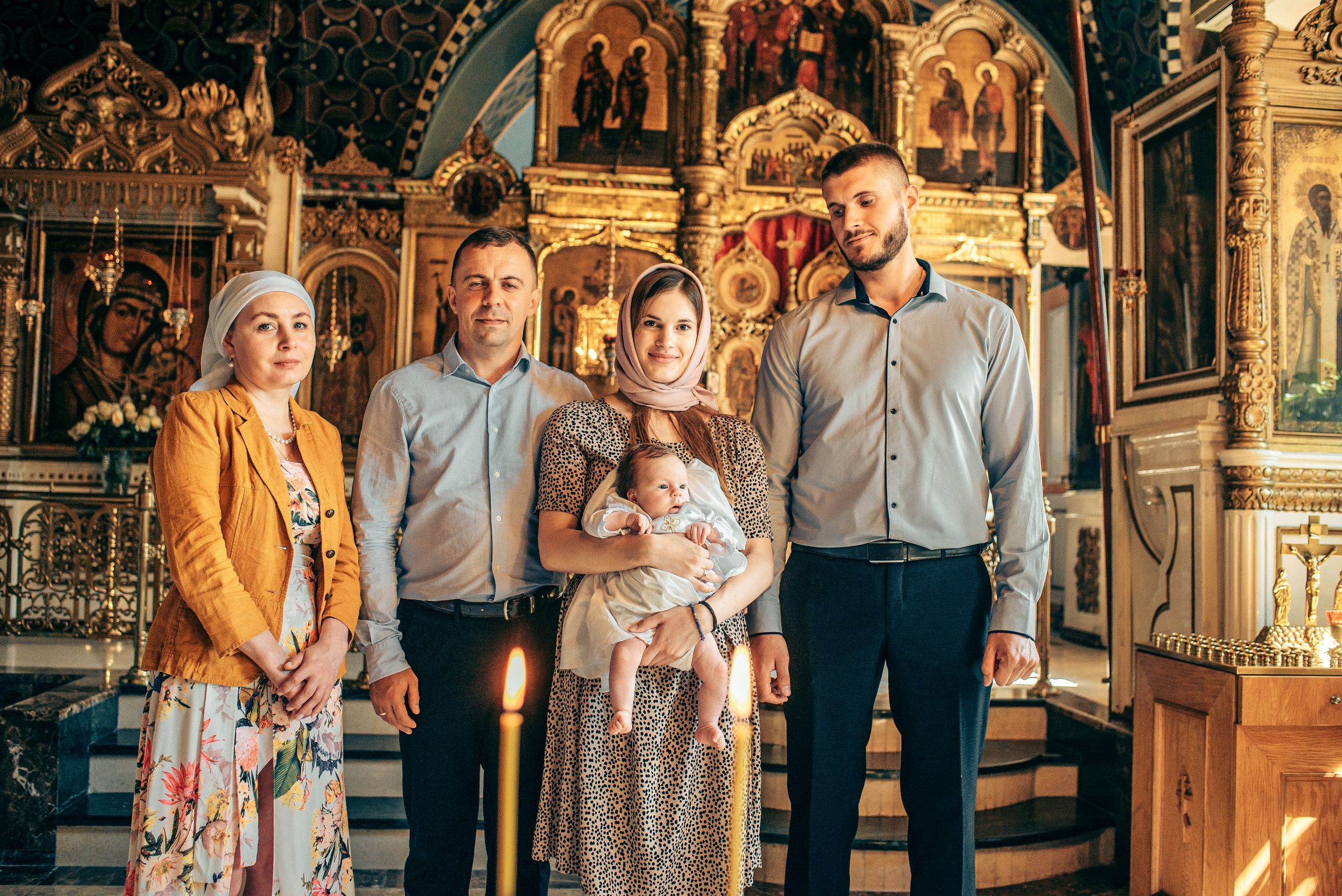 Крещение Софии. Фотограф на выписку из роддома в Москве и МО