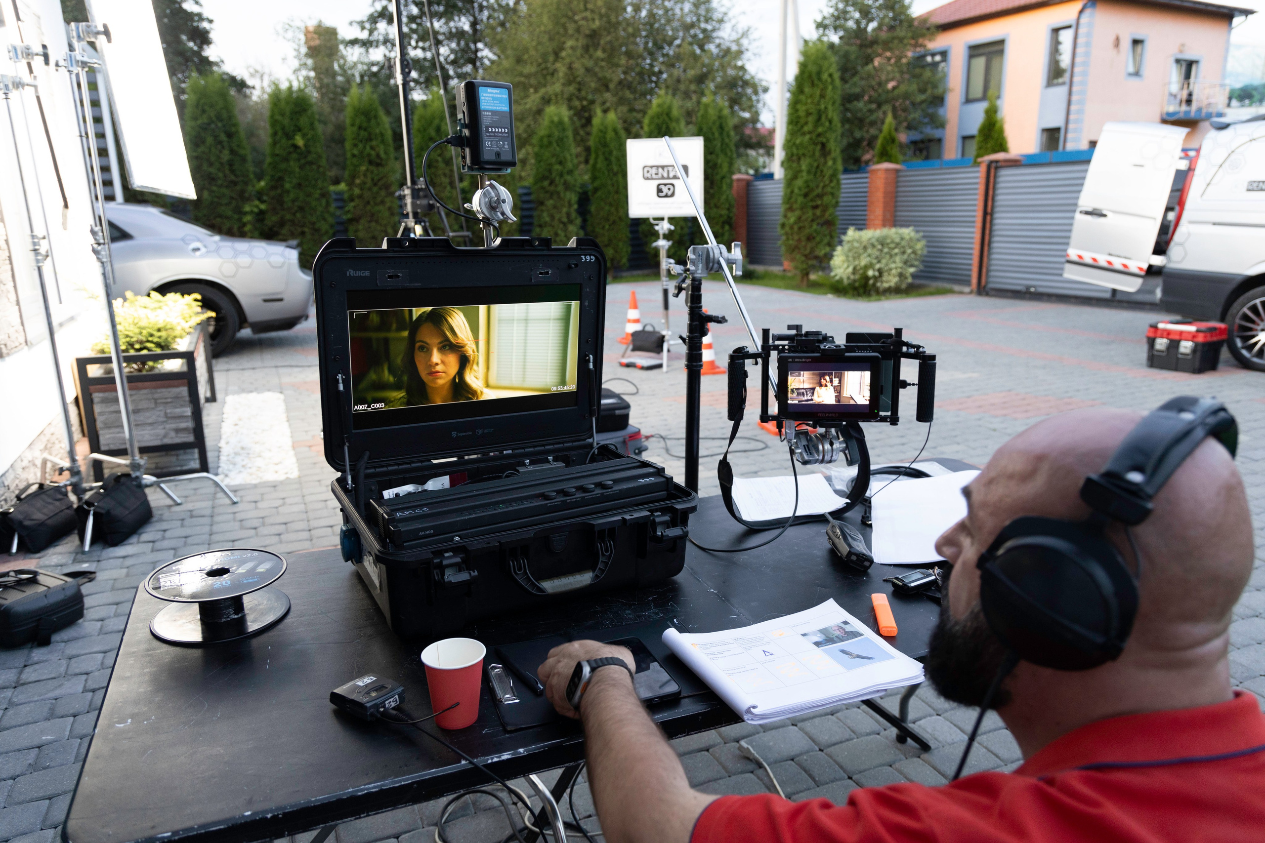 Бэкстэйдж докуметального фильма «Мой папа герой». Olya Posnimay