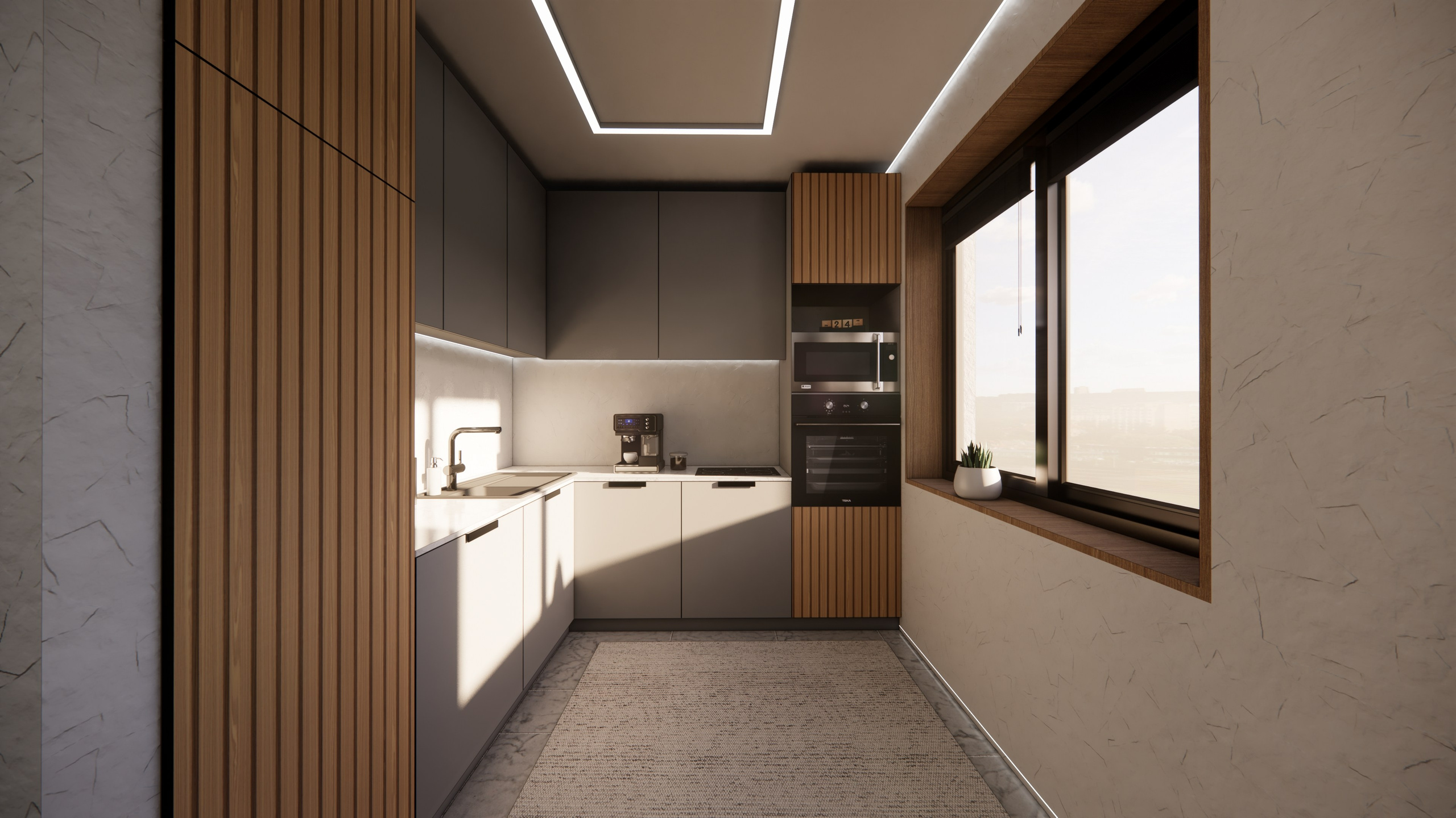 Проект № 3 — Квартира 40 кв. м. LANOIR: визуализация проектов, интерьер, экстерьер, ArchiCAD чертежи | Стерлитамак