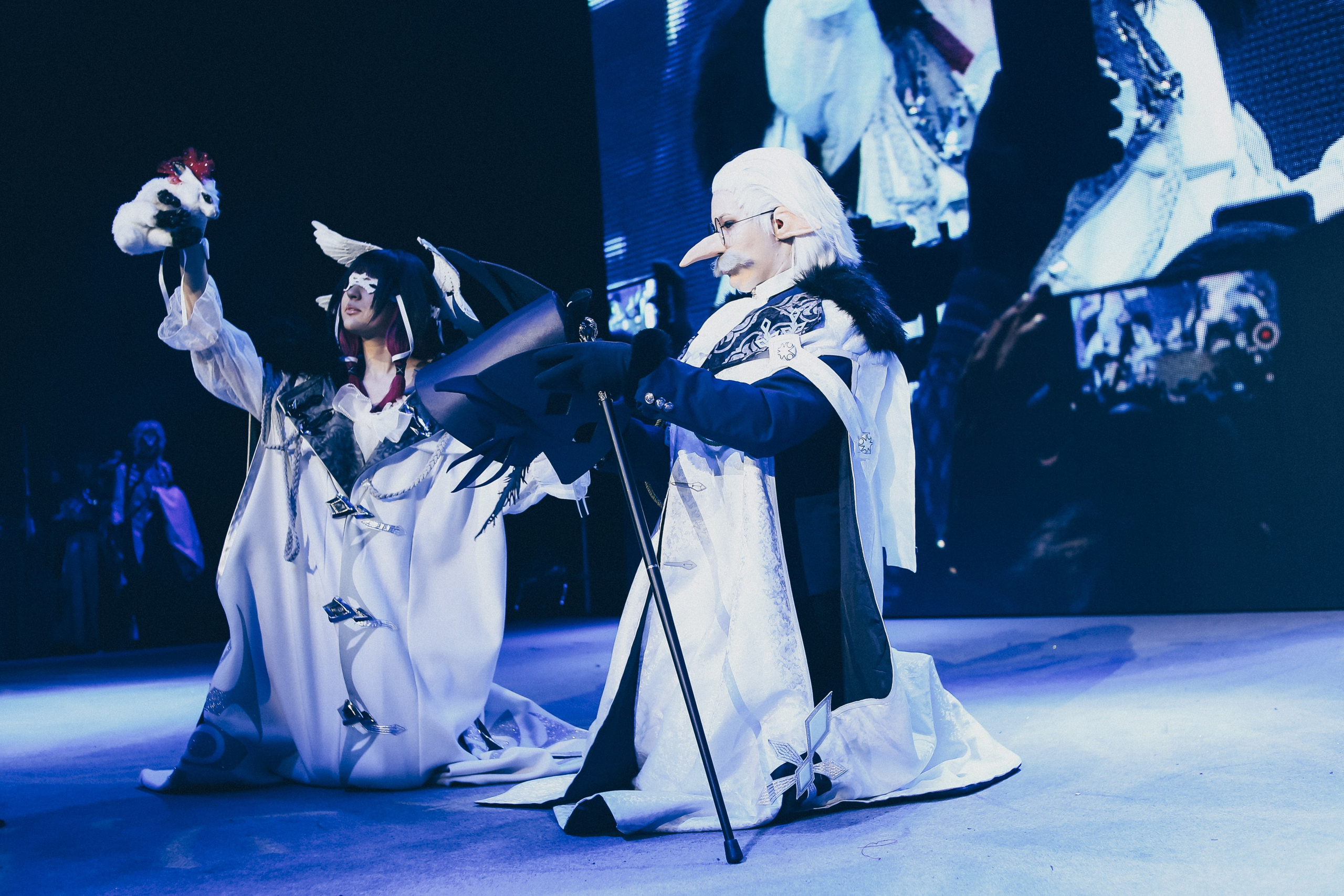 Пятый Предвестник Фатуи – Пульчинелла «Цыпленок»  и Третий Предвестник Фатуи – Коломбина «Субретка из Genshin Impact   