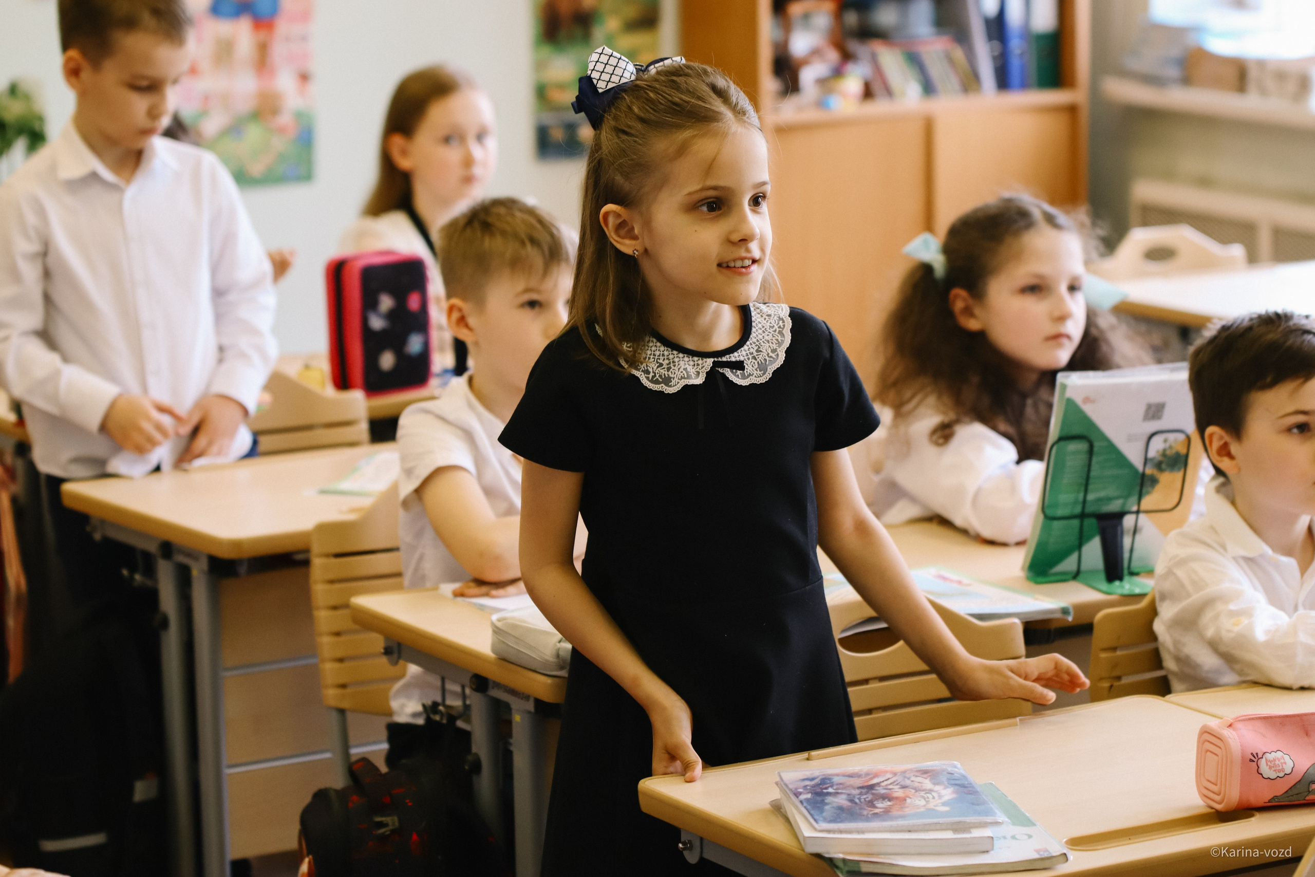 Один день из жизни младшеклассников. Репортажный фотограф в Москве и Зеленограде Karina-vozd
