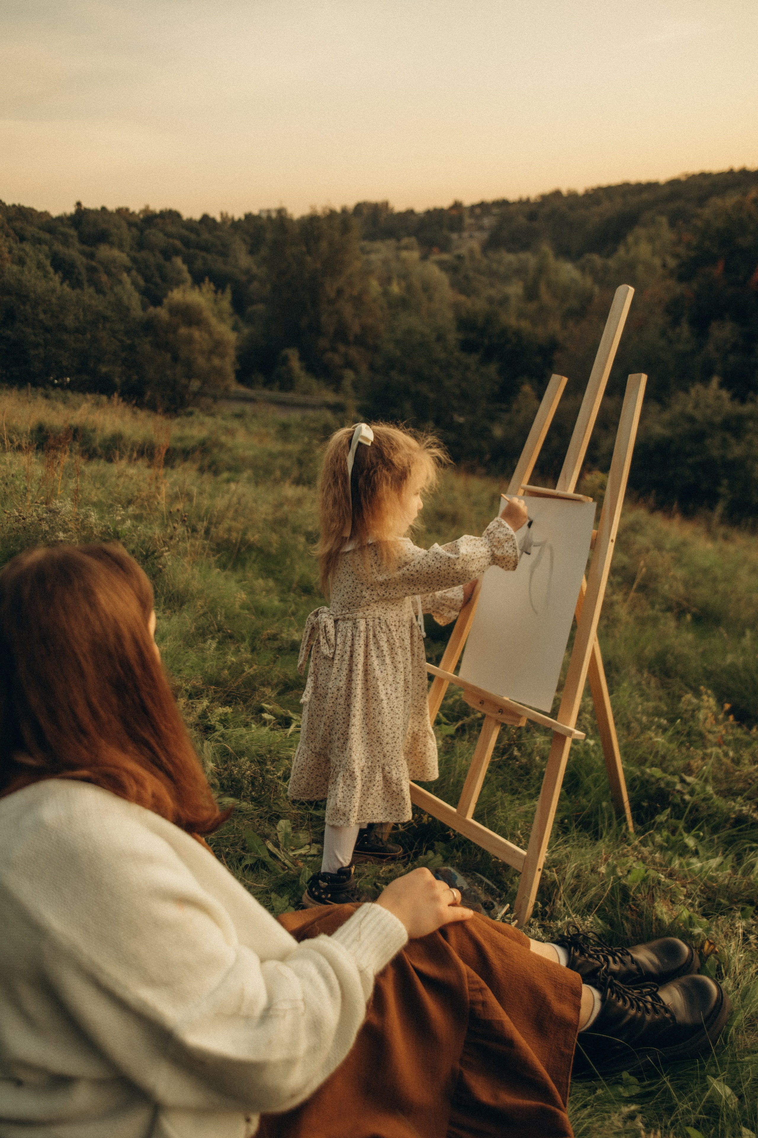 Художница. Гаврилова Настя семейный фотограф lifestyle в Москве