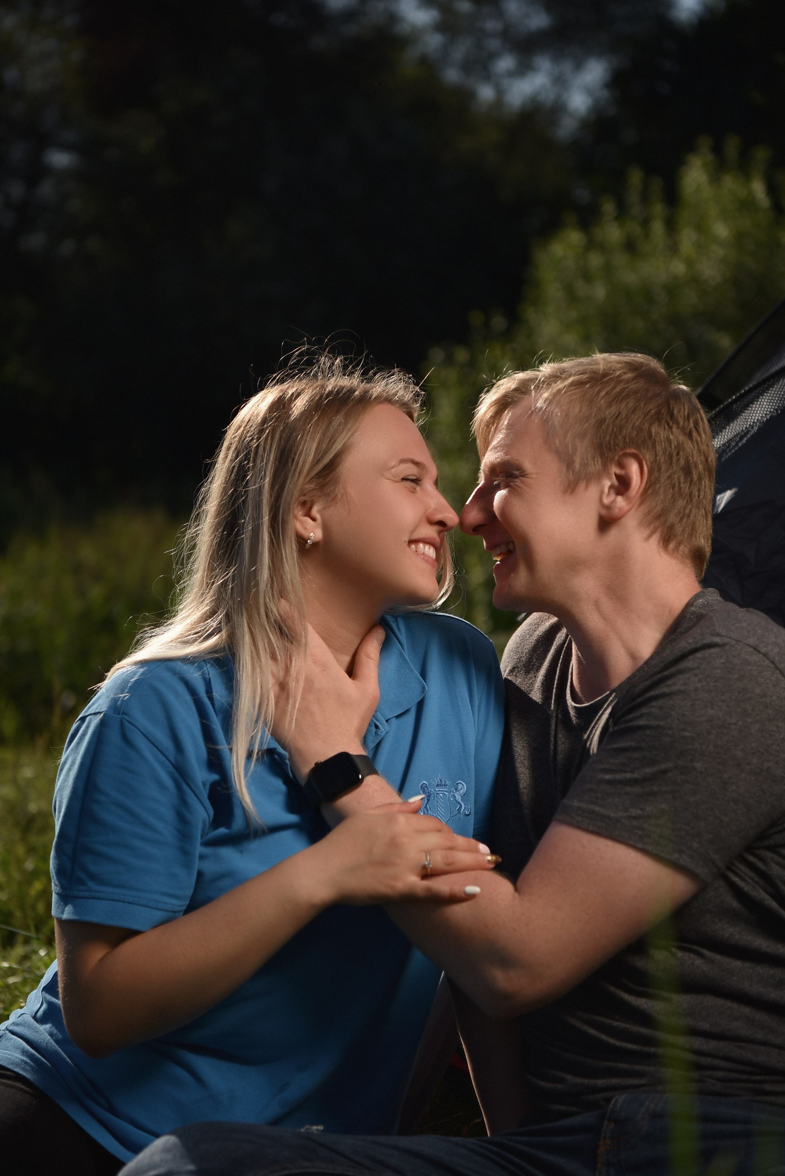 Маша и Серёжа. Отдых на природе