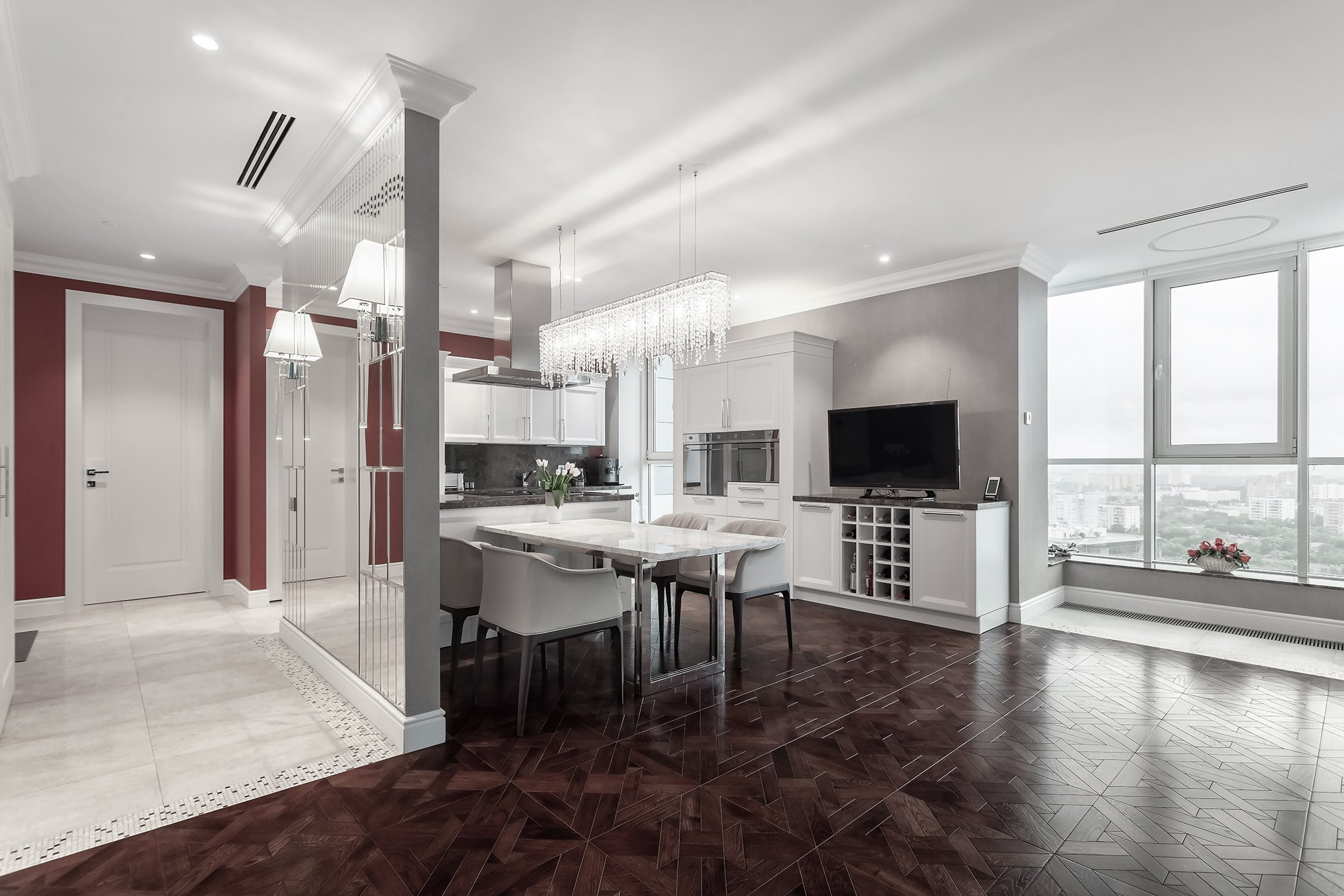 изайнер интерьера Москва, дизайнер Диана Миронова, дизайн проект Москва, интерьер гостиной, интерьер кухни, дизайн интерьера