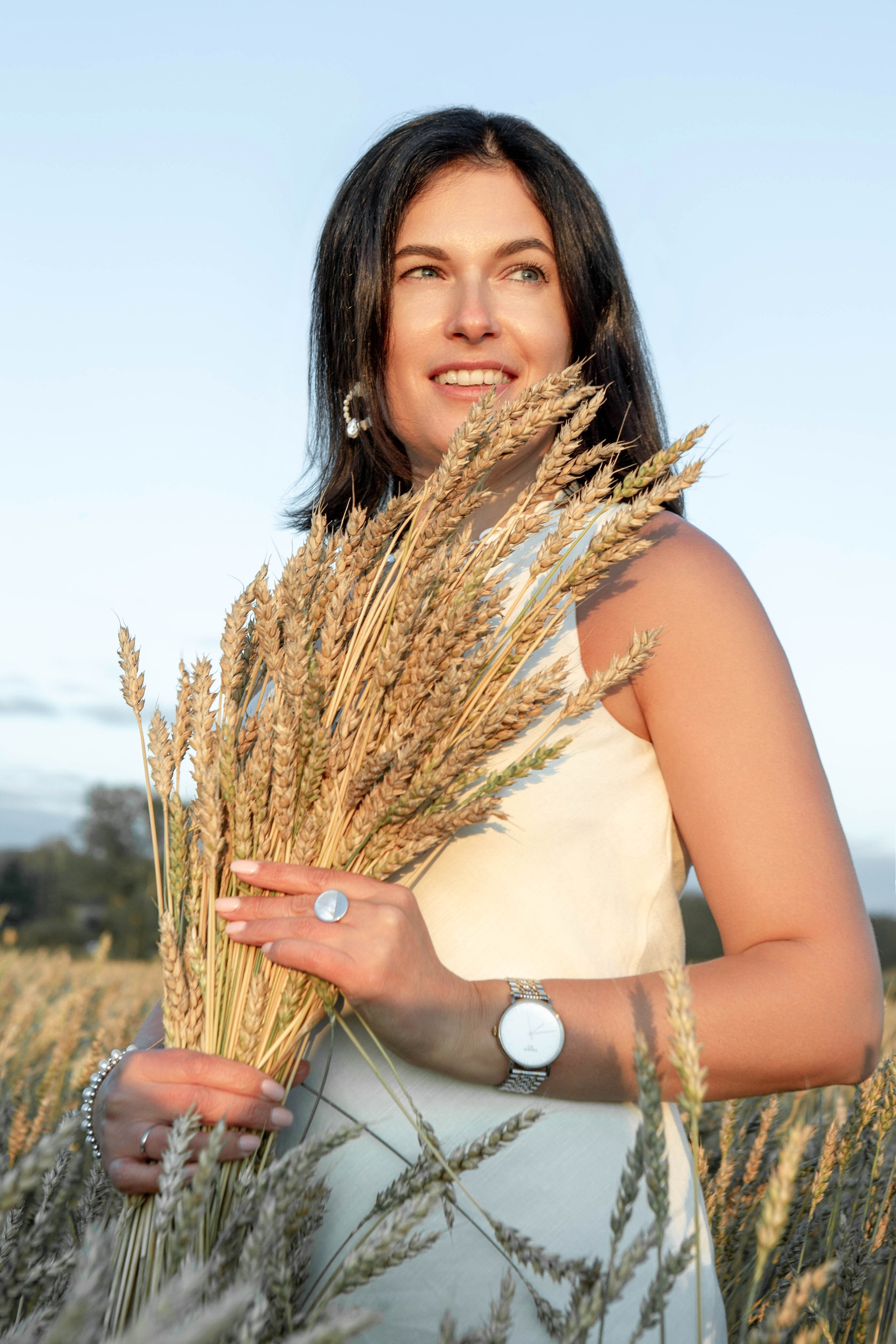 Пшеница на закате. Фотограф Екатерина Голицына