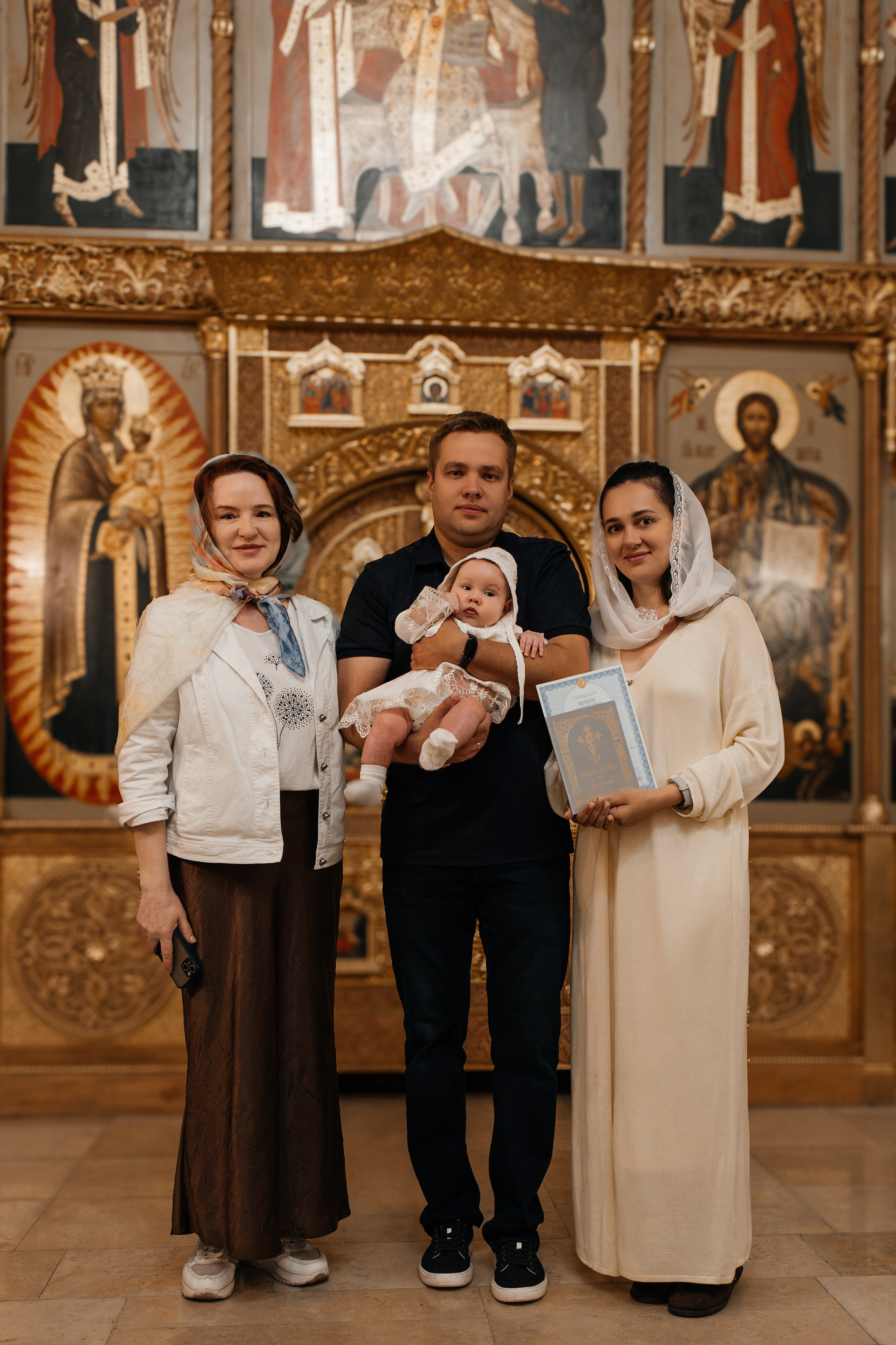 Крещение Анны. Семейный фотограф в Москве Алина Киблина