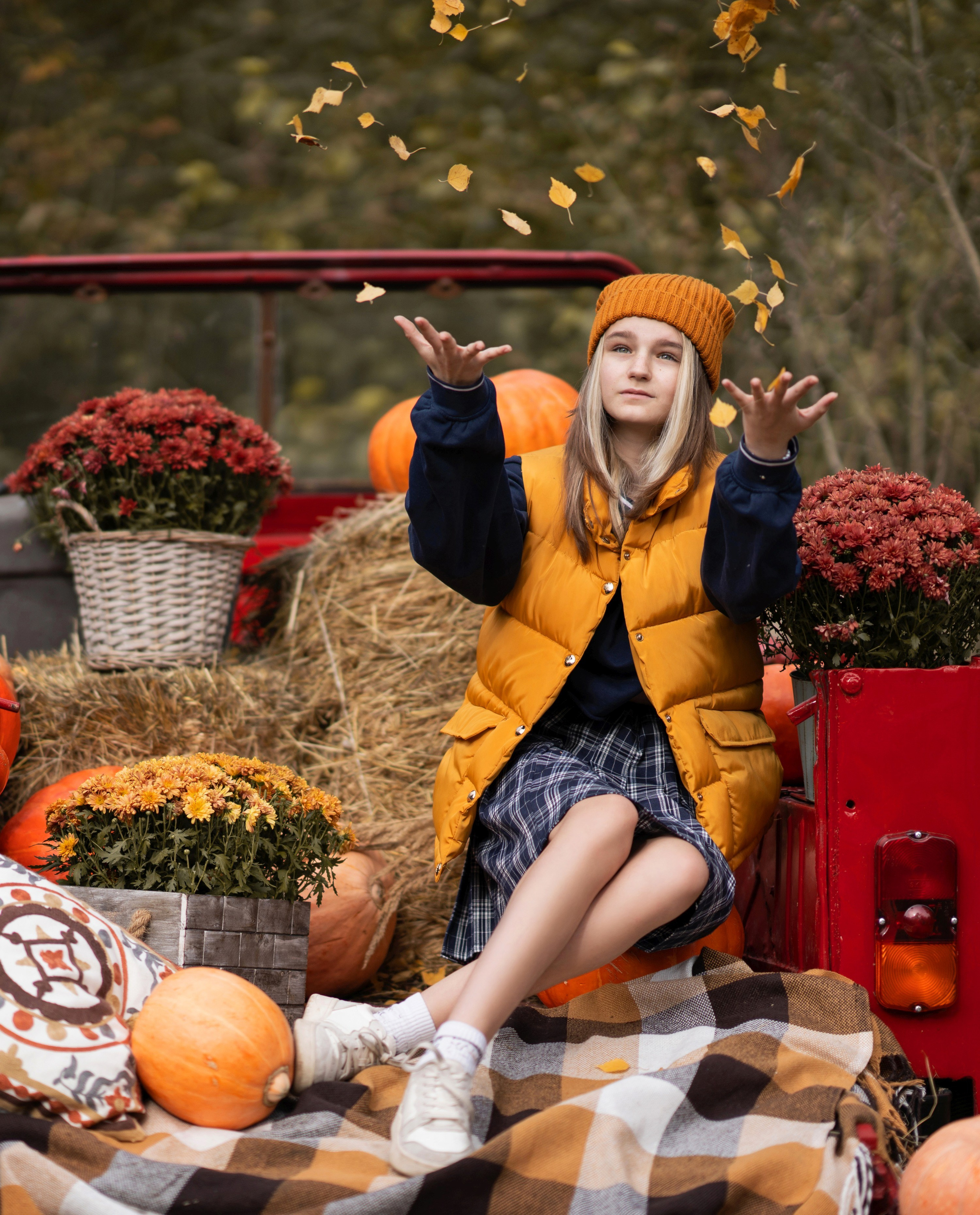 Осенние съемки на природе. Фотосессии в Москве. Анастасия Жукова