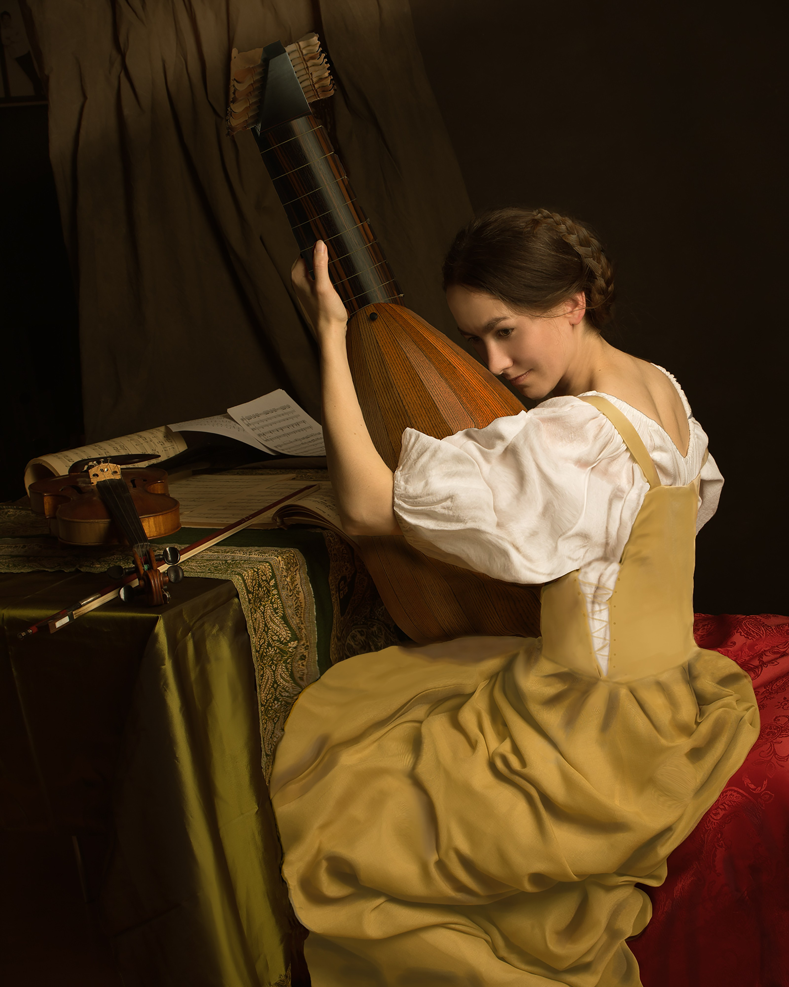 Портрет в стиле классической живописи. Файн-Арт фотограф из Перми Вараксина Юлия