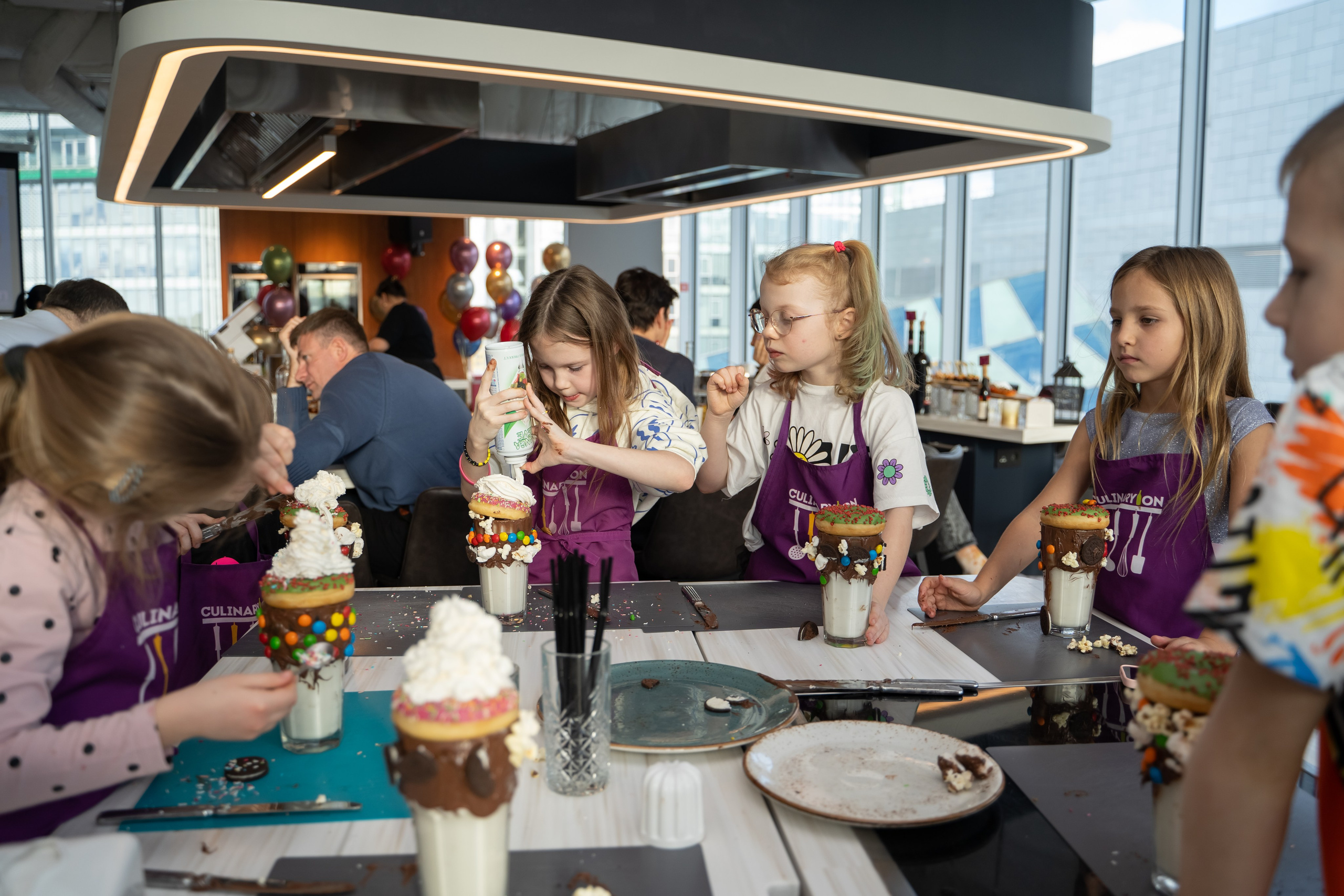 День Рождения в кулинарной студии. Фотограф в Одинцово, Москве