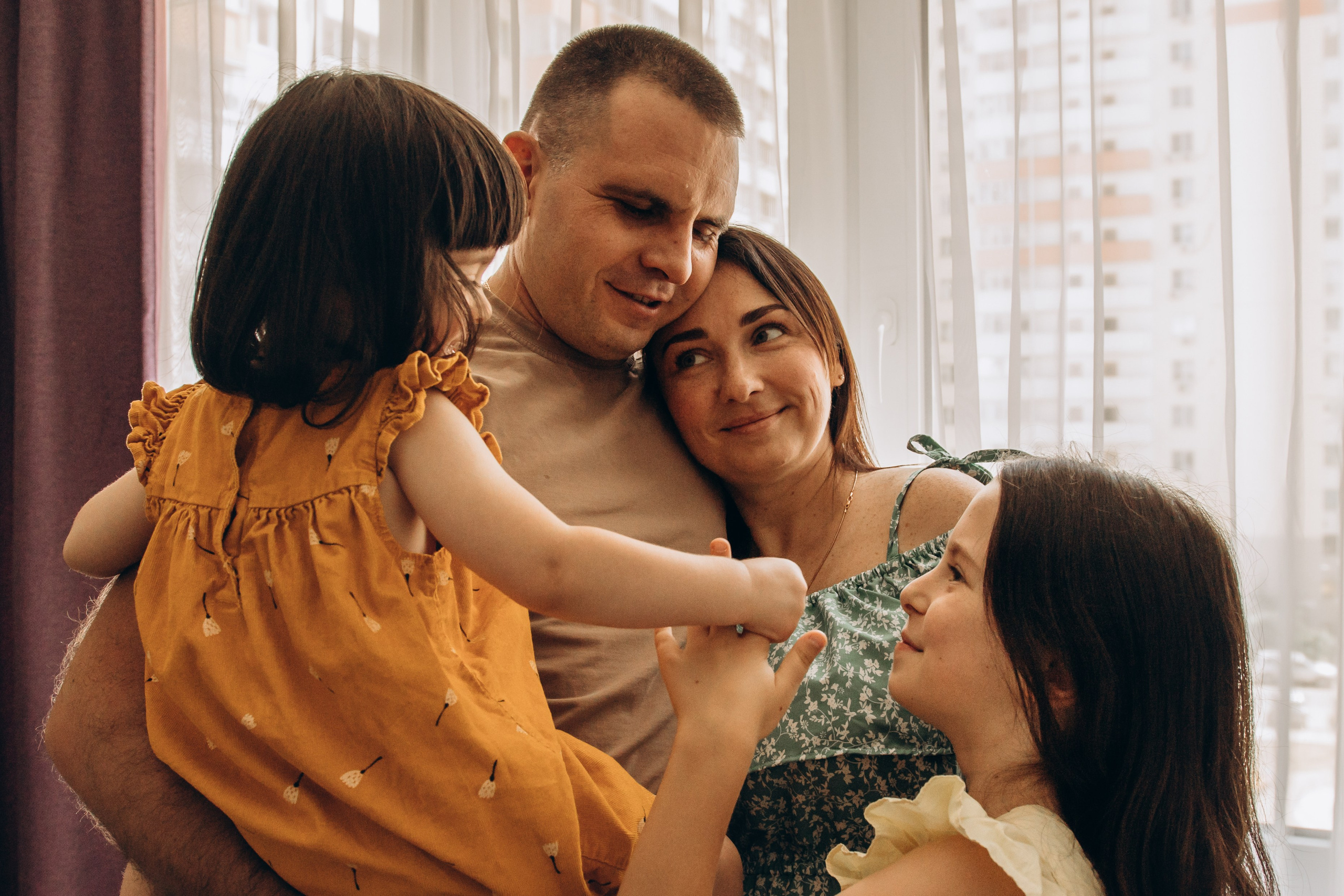 Леша, Оля, Поля, Соня и Симба — моменты вместе ;). Семейный фотограф Новороссийск, Анапа, Геленджик — Юлия Давыдова