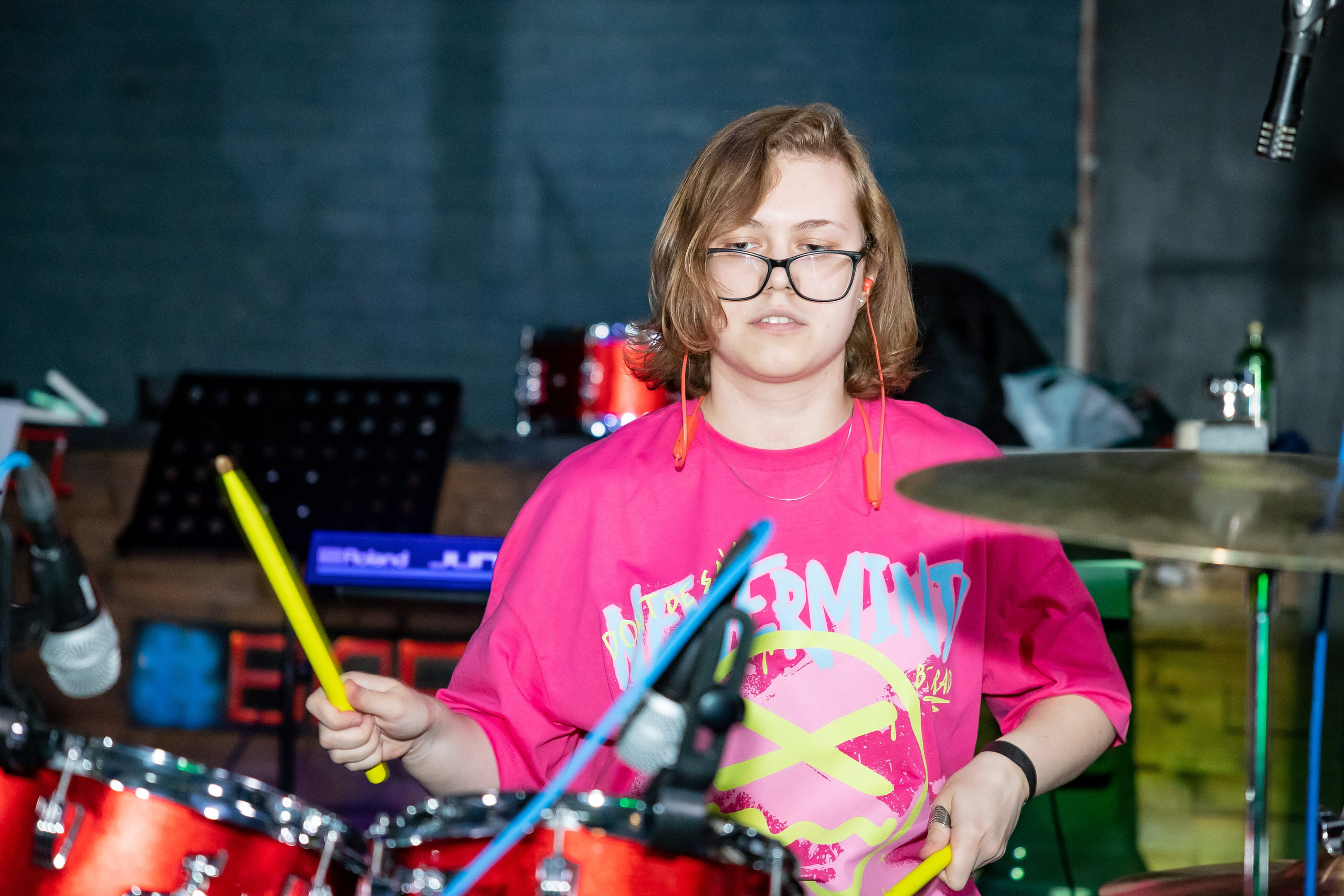 Концерт «Не Школа Барабанов» в Клубе «SOVA». Фотограф Владимир Охрименко