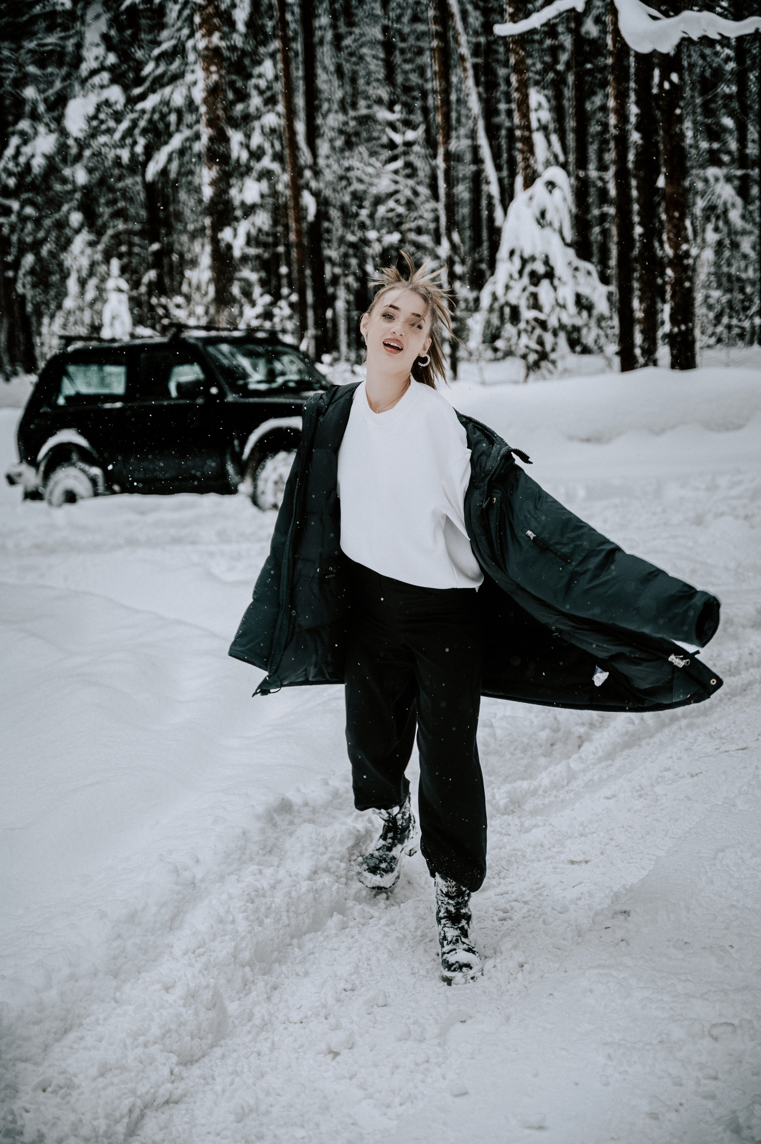 Индивидуальная съёмка для Аделины зима. Фотограф/видеограф Богдан Голованов